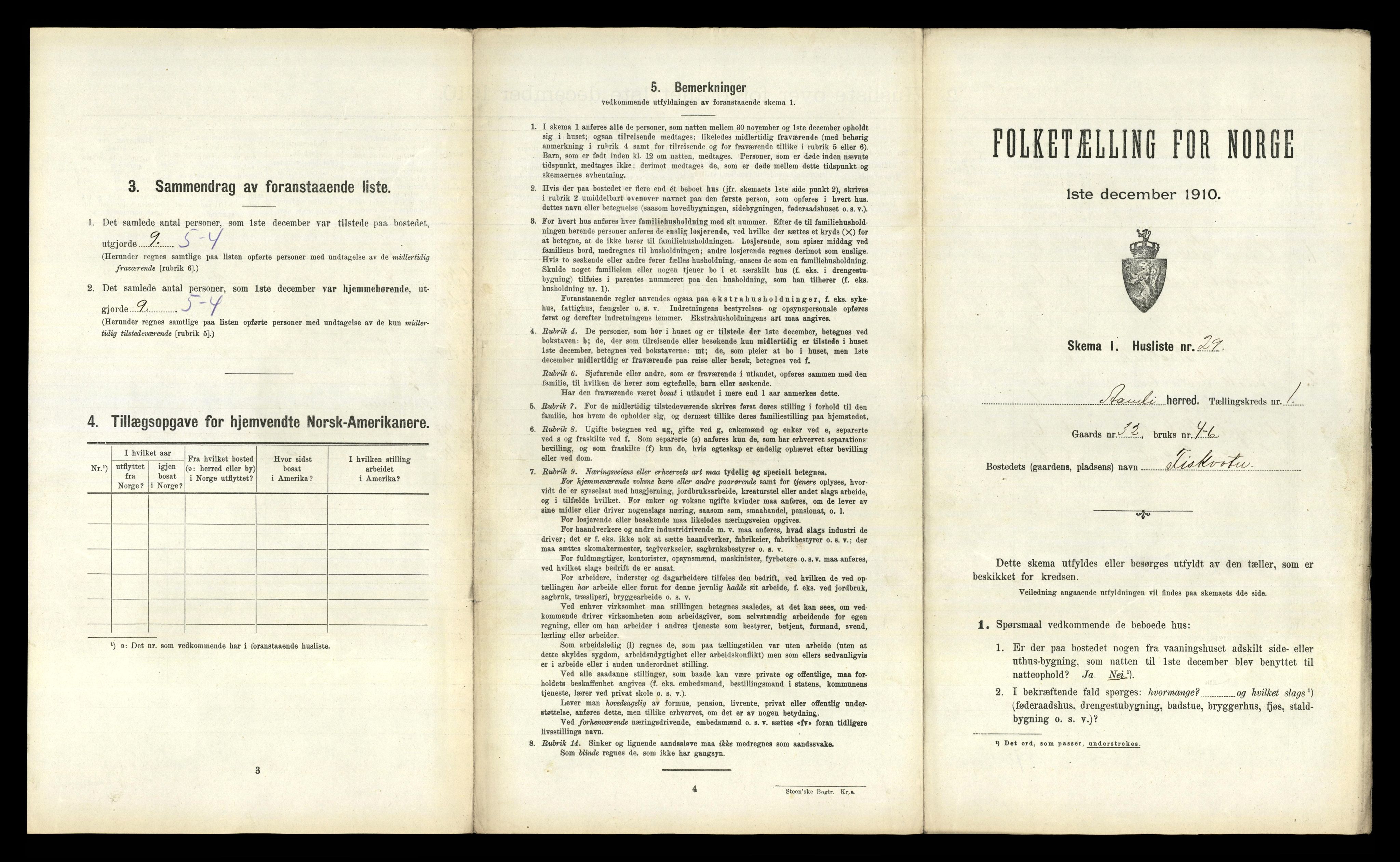 RA, 1910 census for Åmli, 1910, p. 97