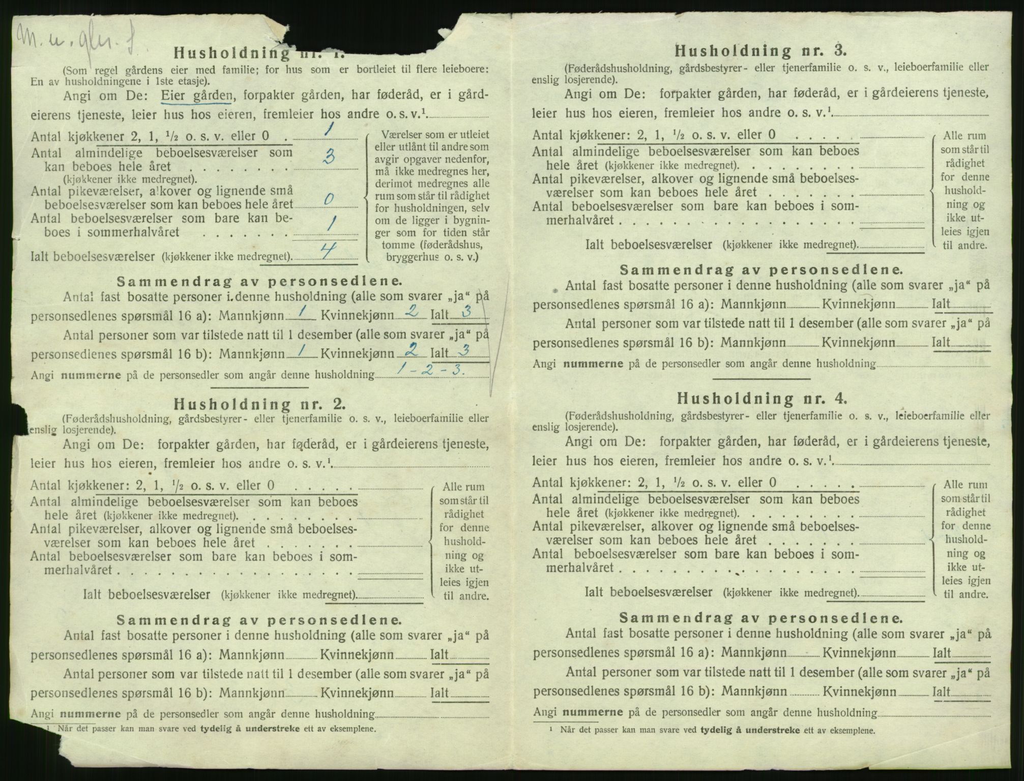 SAST, 1920 census for Høyland, 1920, p. 77