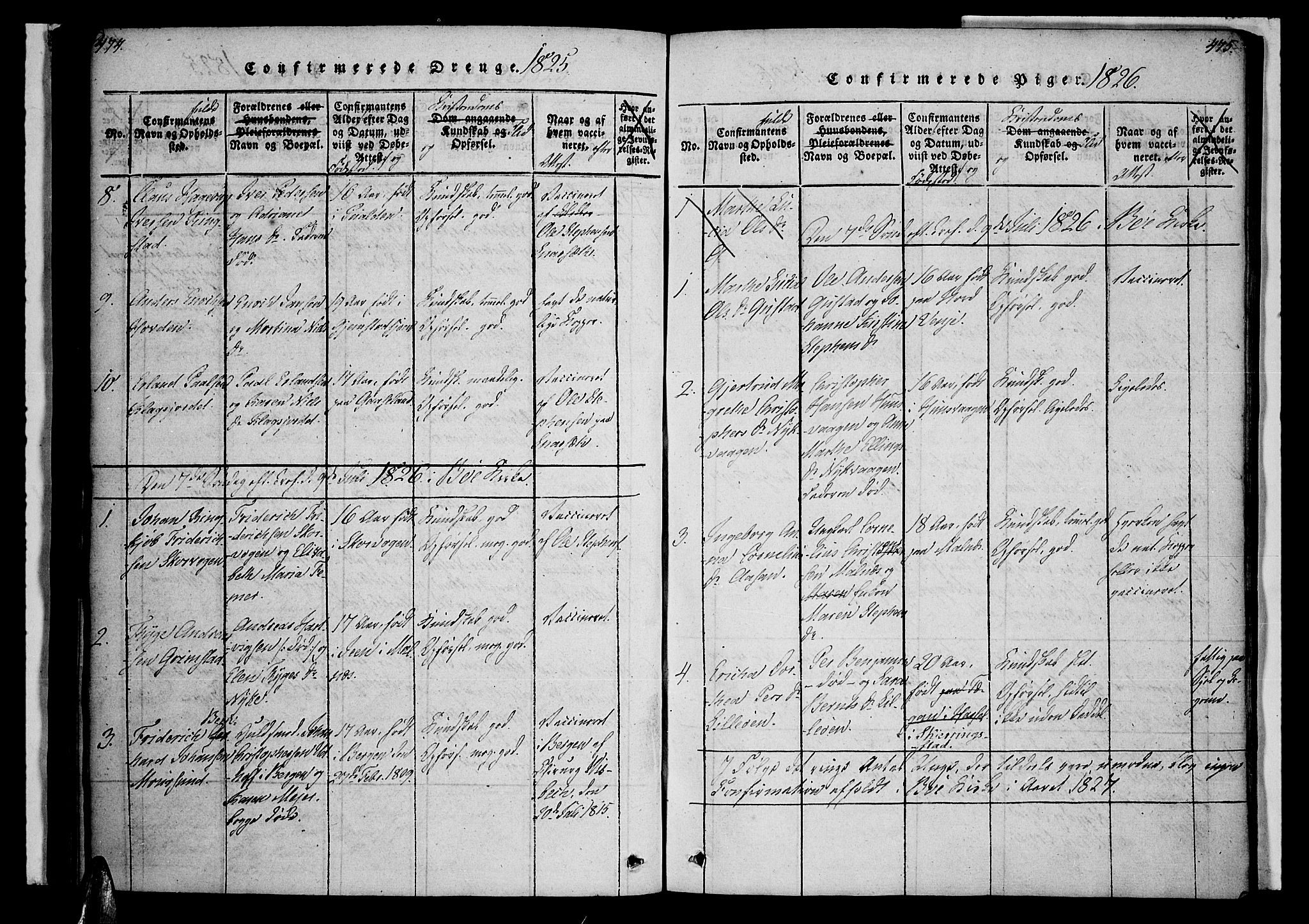Ministerialprotokoller, klokkerbøker og fødselsregistre - Nordland, SAT/A-1459/891/L1298: Parish register (official) no. 891A03, 1820-1840, p. 474-475