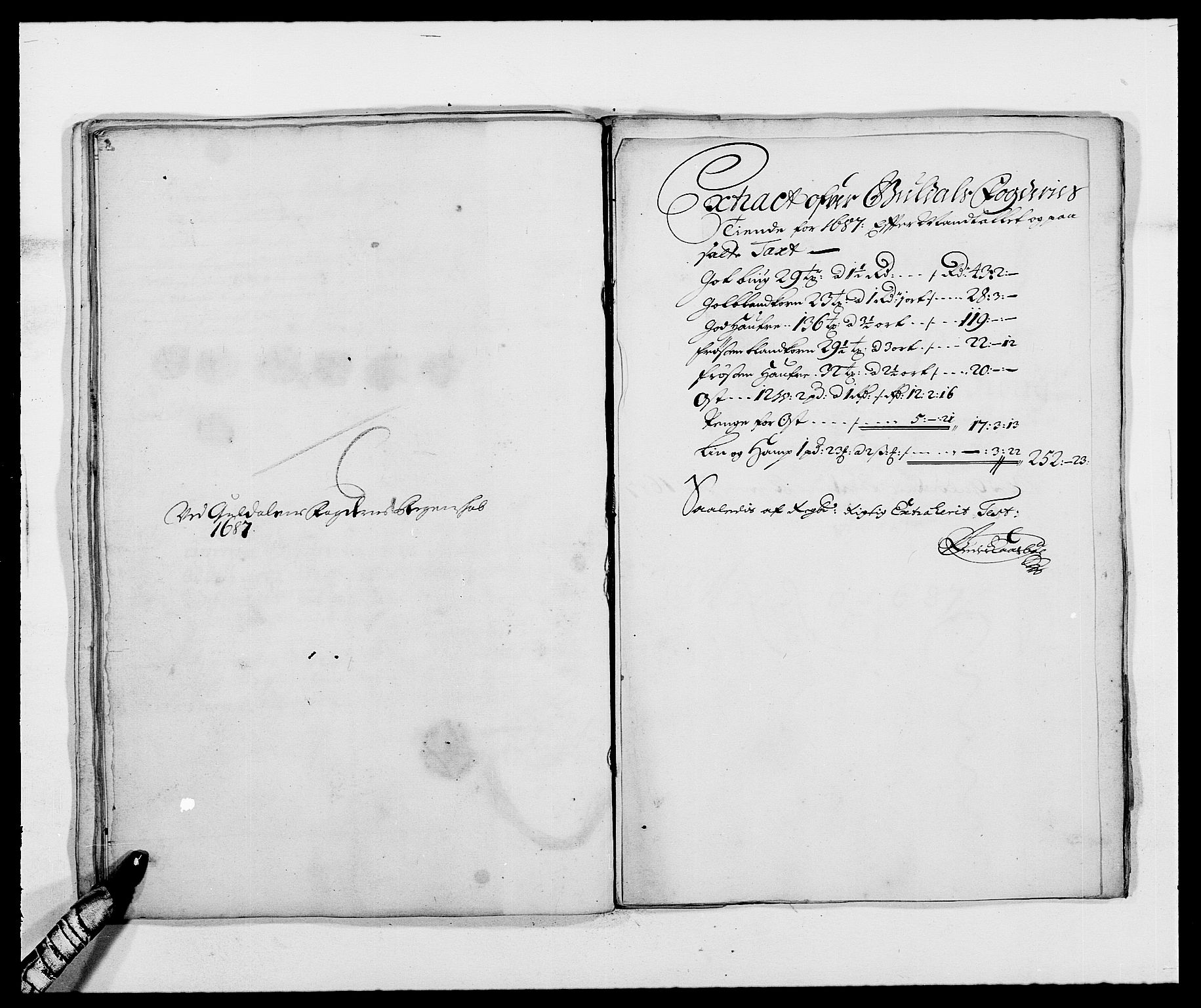 Rentekammeret inntil 1814, Reviderte regnskaper, Fogderegnskap, RA/EA-4092/R59/L3939: Fogderegnskap Gauldal, 1687-1688, p. 35