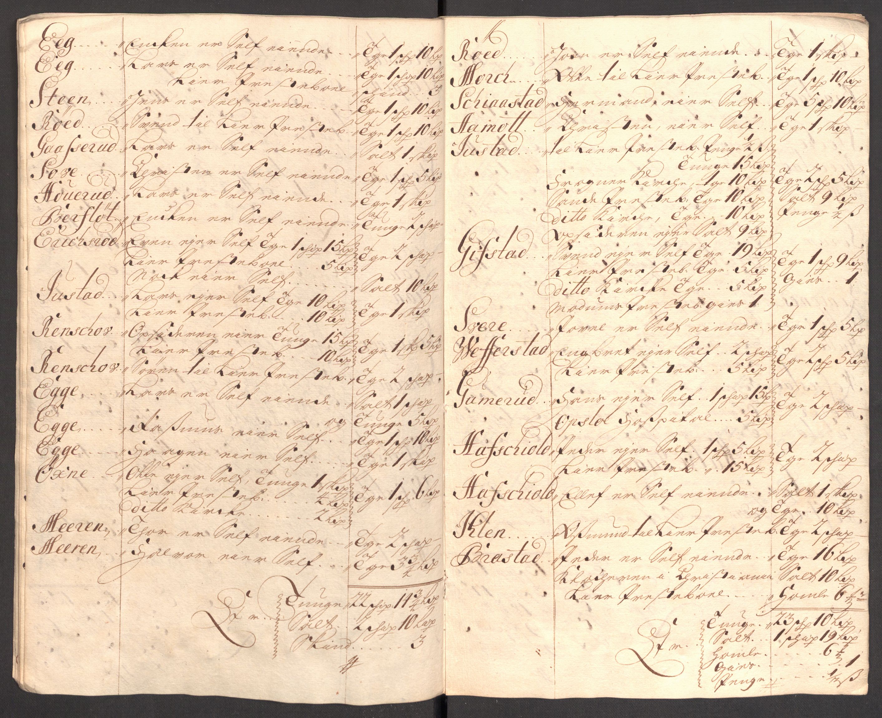 Rentekammeret inntil 1814, Reviderte regnskaper, Fogderegnskap, RA/EA-4092/R31/L1704: Fogderegnskap Hurum, Røyken, Eiker, Lier og Buskerud, 1710, p. 251