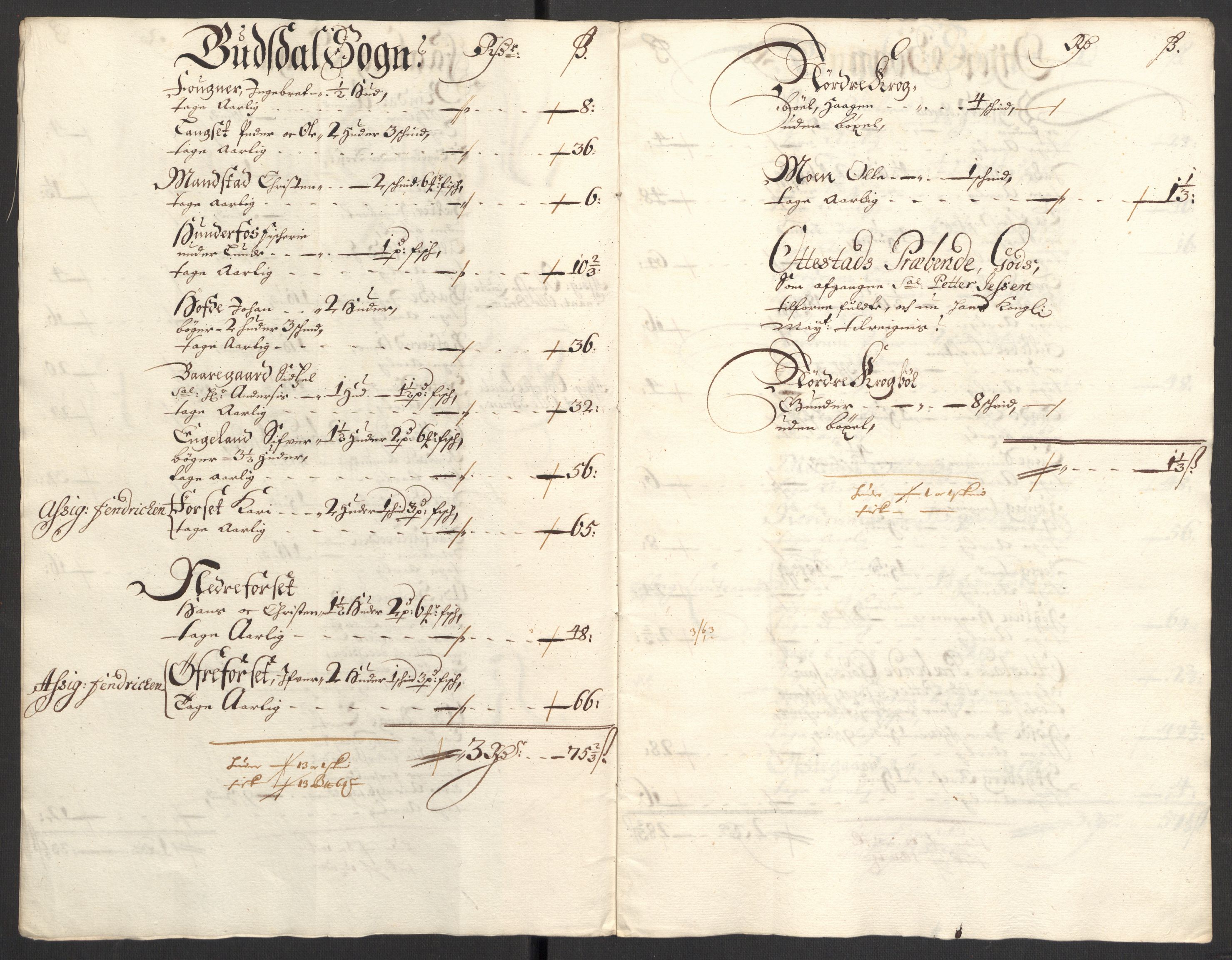 Rentekammeret inntil 1814, Reviderte regnskaper, Fogderegnskap, AV/RA-EA-4092/R17/L1170: Fogderegnskap Gudbrandsdal, 1696-1697, p. 30