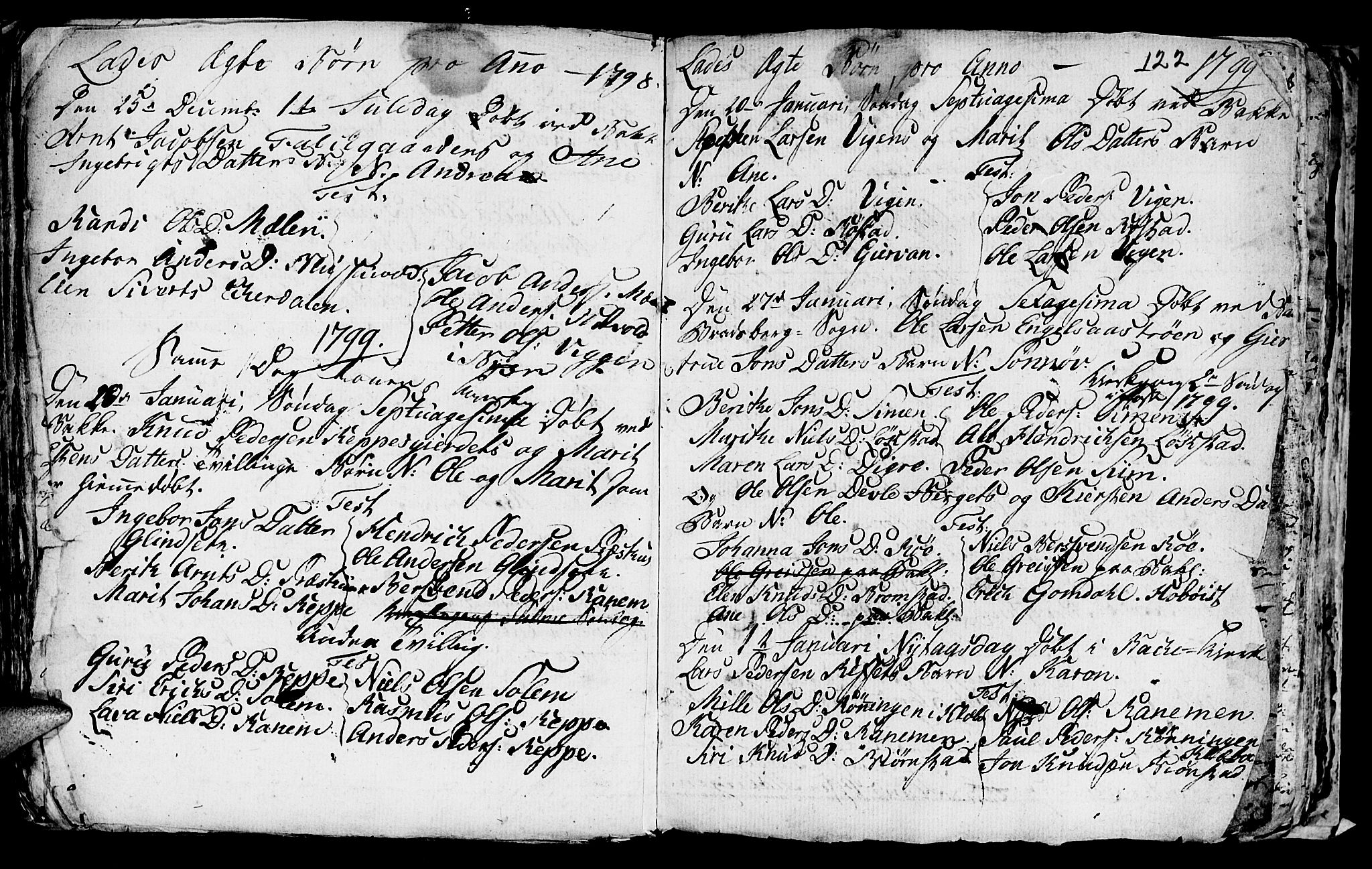 Ministerialprotokoller, klokkerbøker og fødselsregistre - Sør-Trøndelag, AV/SAT-A-1456/606/L0305: Parish register (copy) no. 606C01, 1757-1819, p. 122