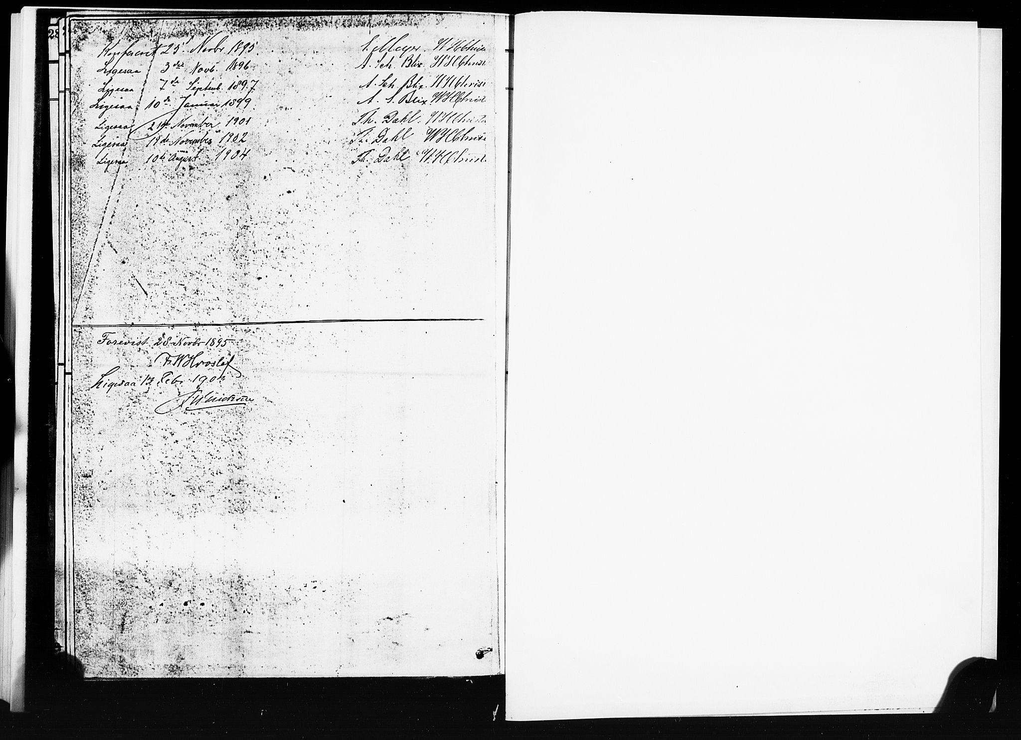 Nykirken Sokneprestembete, SAB/A-77101/H/Hab: Parish register (copy) no. B 4, 1900-1903