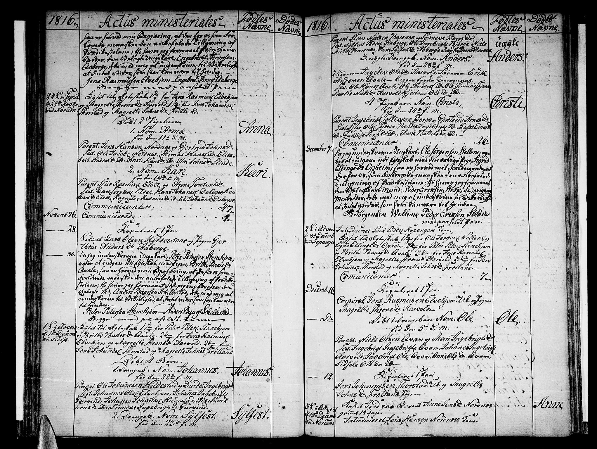 Sogndal sokneprestembete, AV/SAB-A-81301/H/Haa/Haaa/L0009: Parish register (official) no. A 9, 1809-1821, p. 91