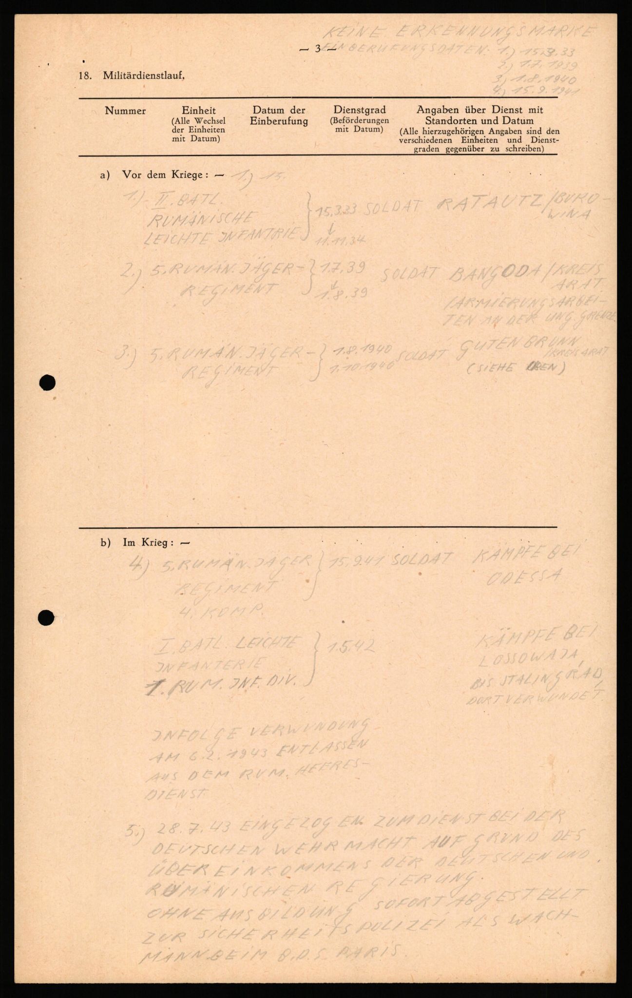 Forsvaret, Forsvarets overkommando II, AV/RA-RAFA-3915/D/Db/L0041: CI Questionaires.  Diverse nasjonaliteter., 1945-1946, p. 189