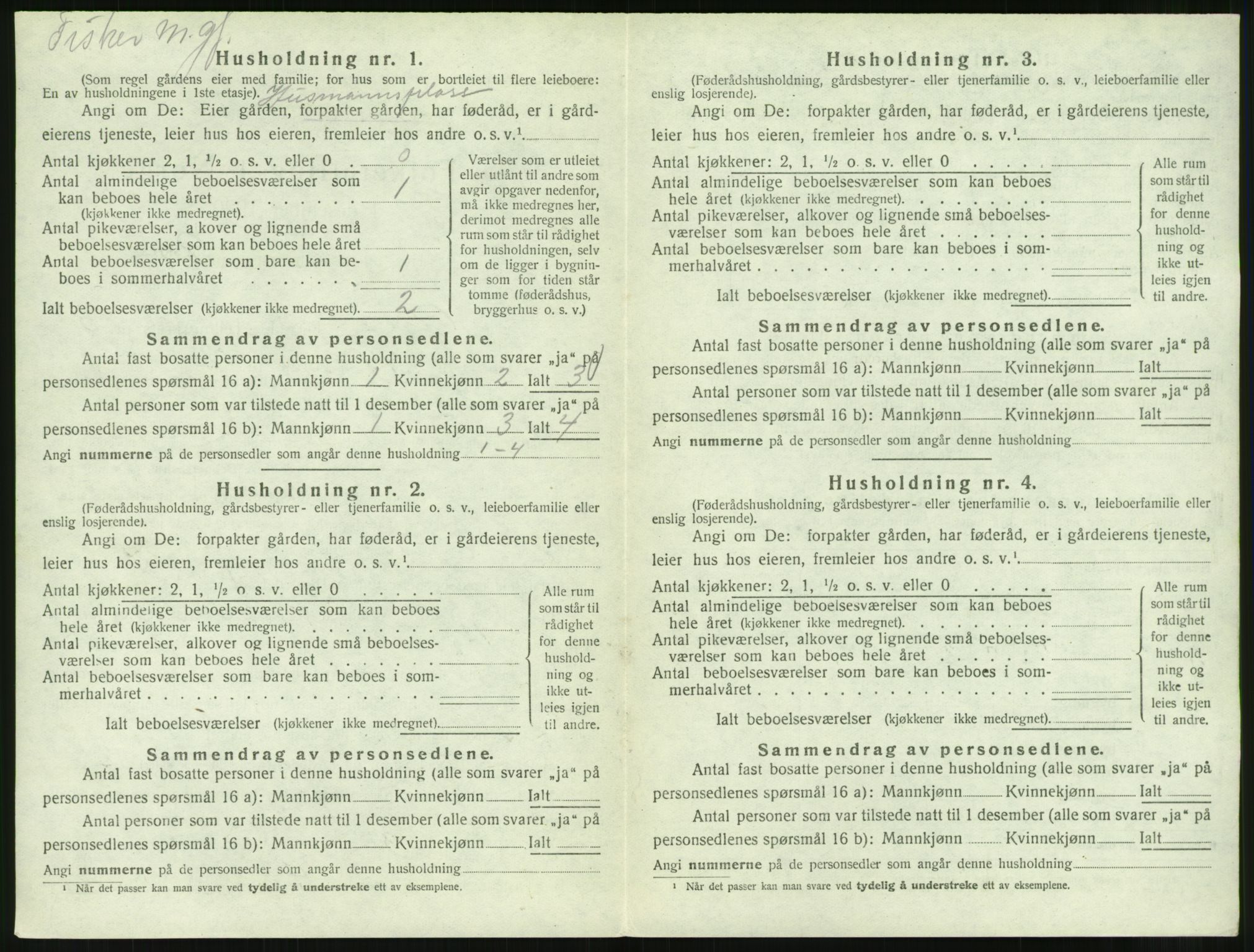 SAT, 1920 census for Øre, 1920, p. 596