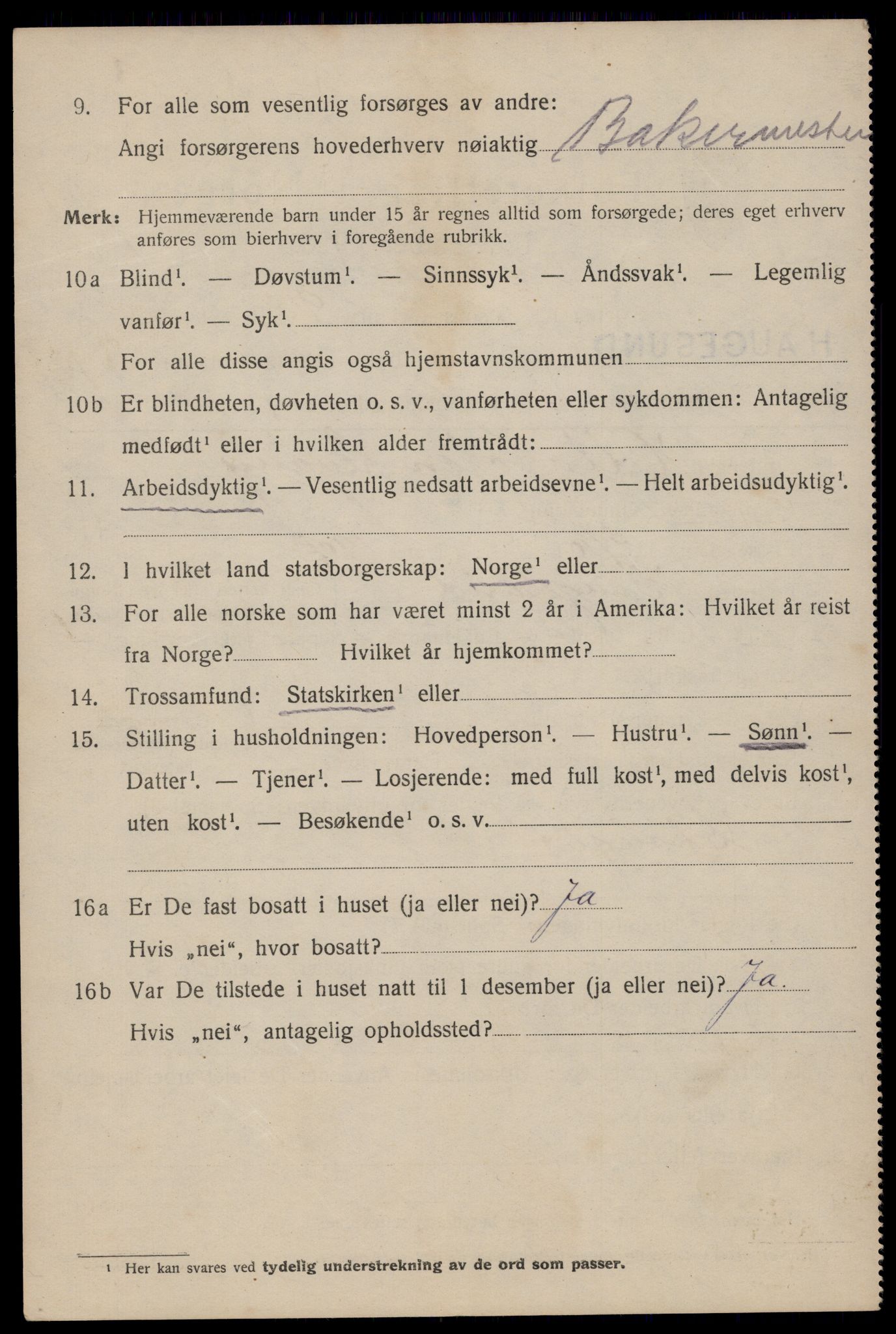 SAST, 1920 census for Haugesund, 1920, p. 25082