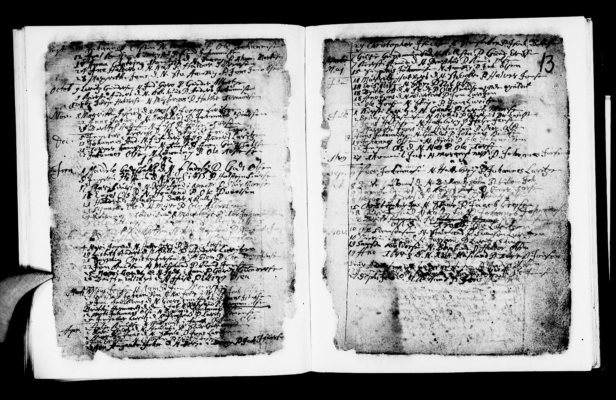 Kvinnherad sokneprestembete, SAB/A-76401/H/Haa: Parish register (official) no. A 1, 1669-1709, p. 13