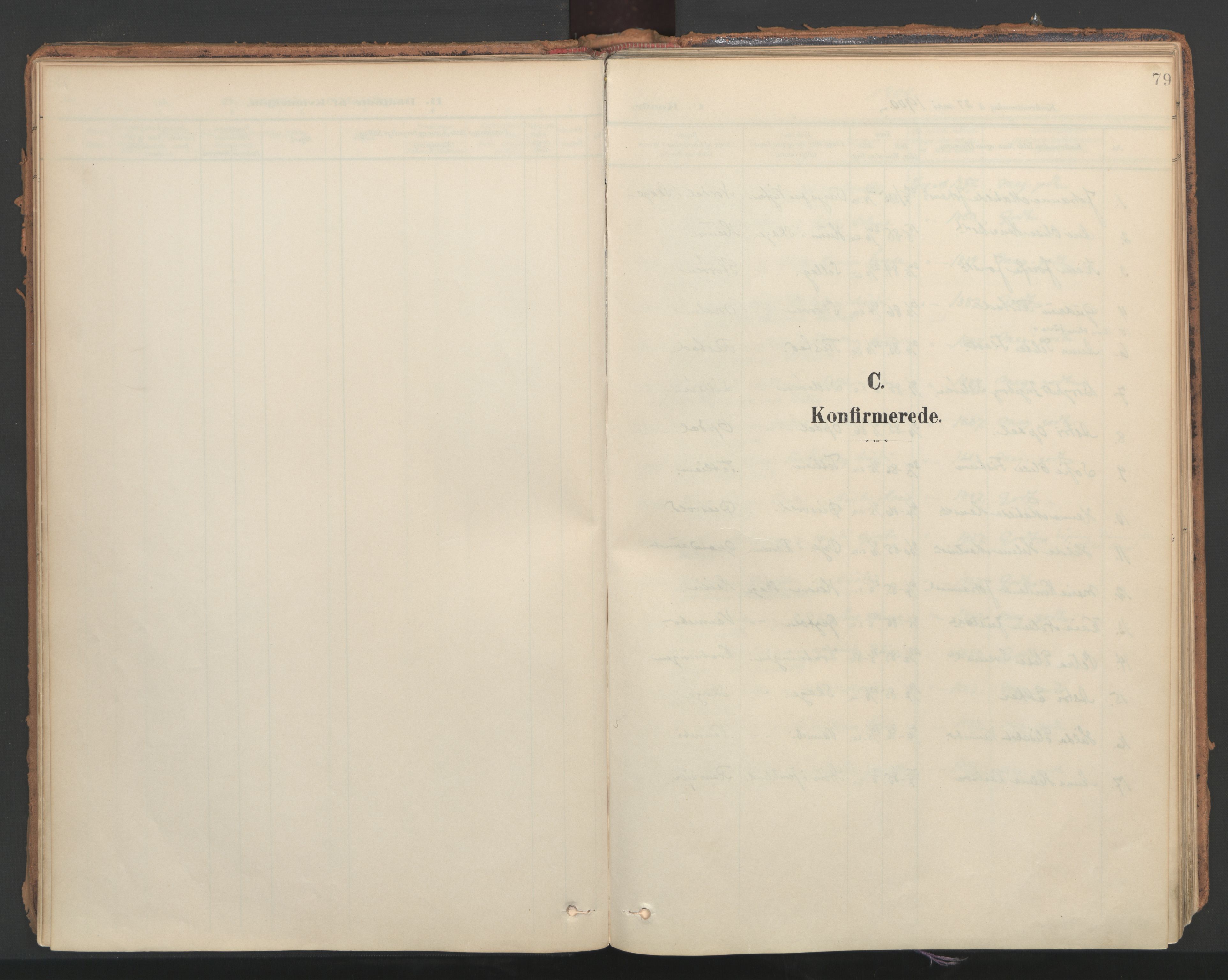 Ministerialprotokoller, klokkerbøker og fødselsregistre - Nord-Trøndelag, SAT/A-1458/766/L0564: Parish register (official) no. 767A02, 1900-1932, p. 79
