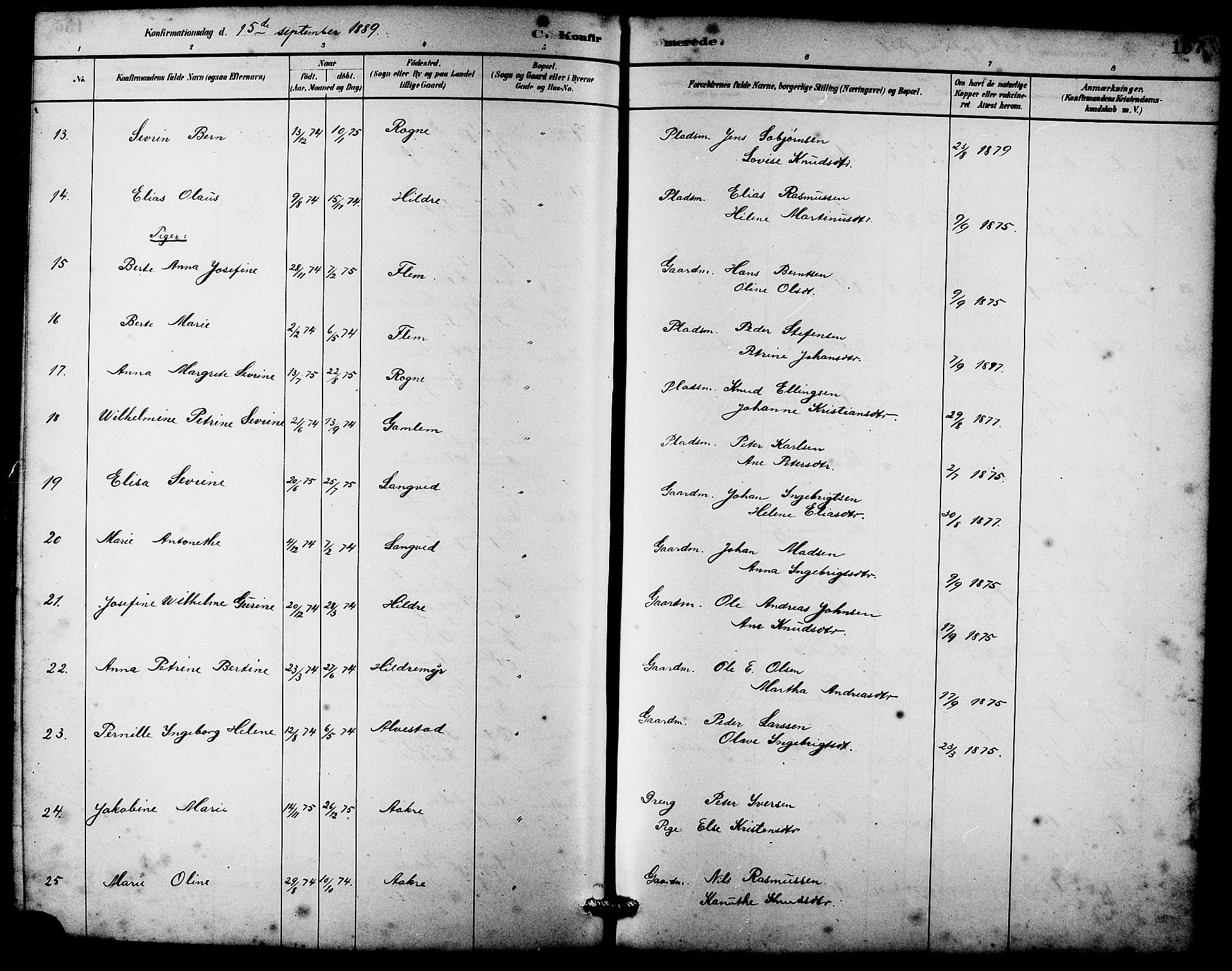 Ministerialprotokoller, klokkerbøker og fødselsregistre - Møre og Romsdal, AV/SAT-A-1454/536/L0510: Parish register (copy) no. 536C05, 1881-1898, p. 157