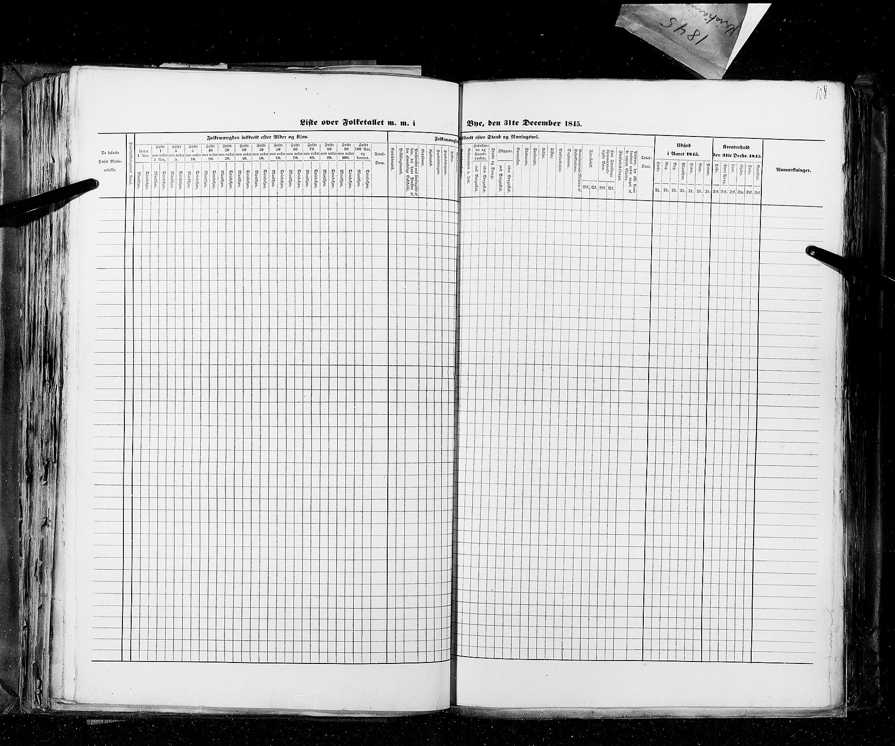 RA, Census 1845, vol. 10: Cities, 1845, p. 108