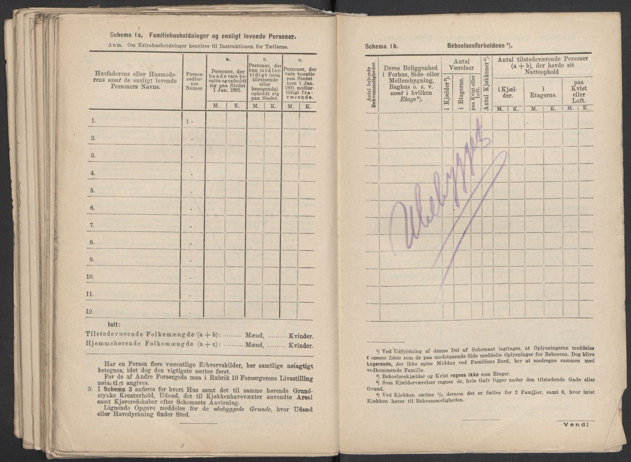 RA, 1891 Census for 1301 Bergen, 1891, p. 1748