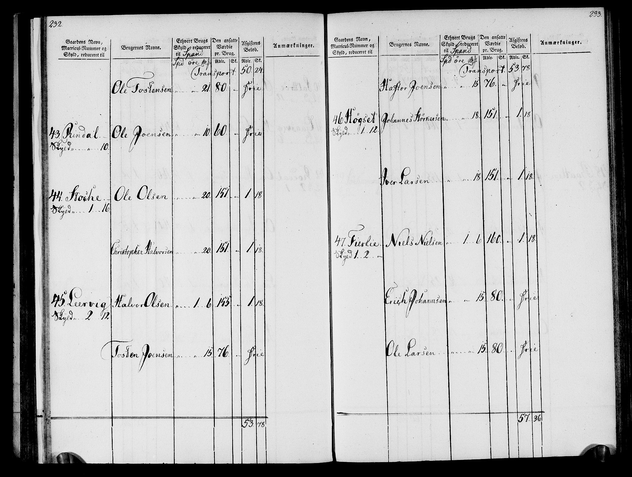 Rentekammeret inntil 1814, Realistisk ordnet avdeling, AV/RA-EA-4070/N/Ne/Nea/L0133: Nordmøre fogderi. Oppebørselsregister, 1803, p. 119