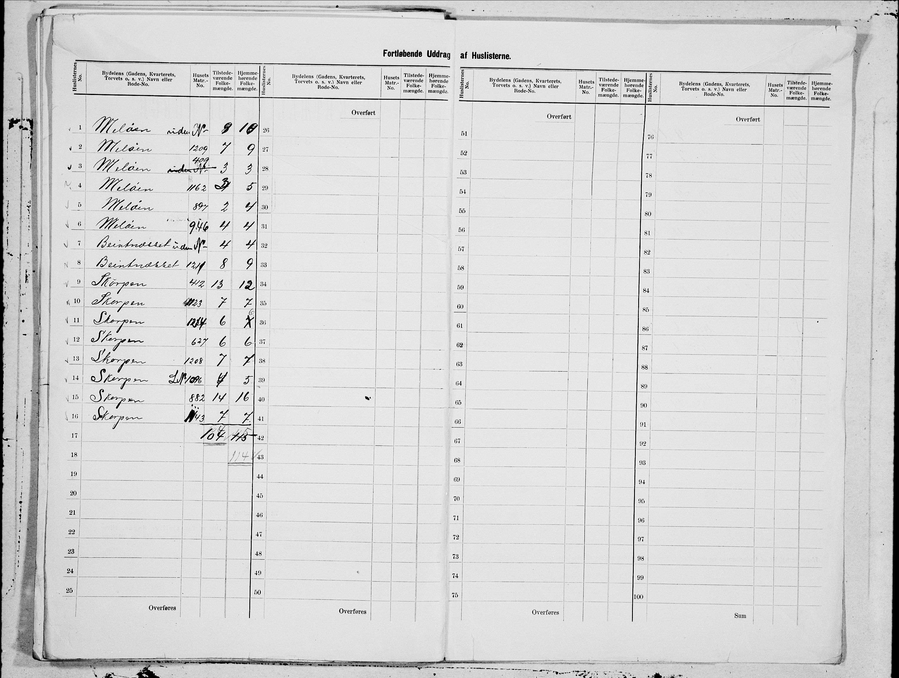 SAT, 1900 census for Kristiansund, 1900, p. 139