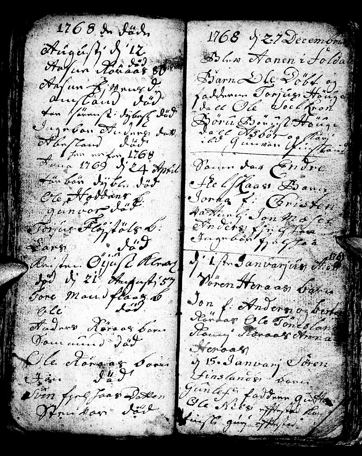 Bjelland sokneprestkontor, SAK/1111-0005/F/Fb/Fbb/L0001: Parish register (copy) no. B 1, 1732-1782, p. 86