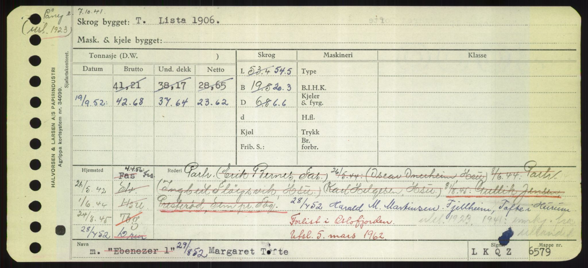 Sjøfartsdirektoratet med forløpere, Skipsmålingen, RA/S-1627/H/Hd/L0024: Fartøy, M-Mim, p. 205