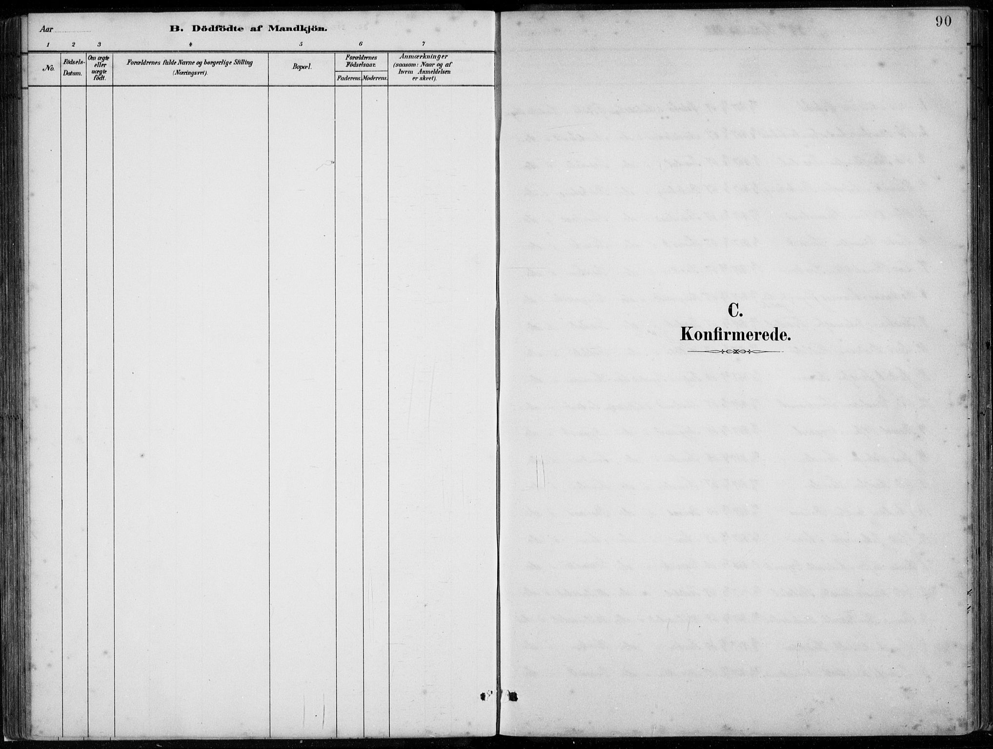 Lavik sokneprestembete, SAB/A-80901: Parish register (copy) no. A 2, 1882-1910, p. 90