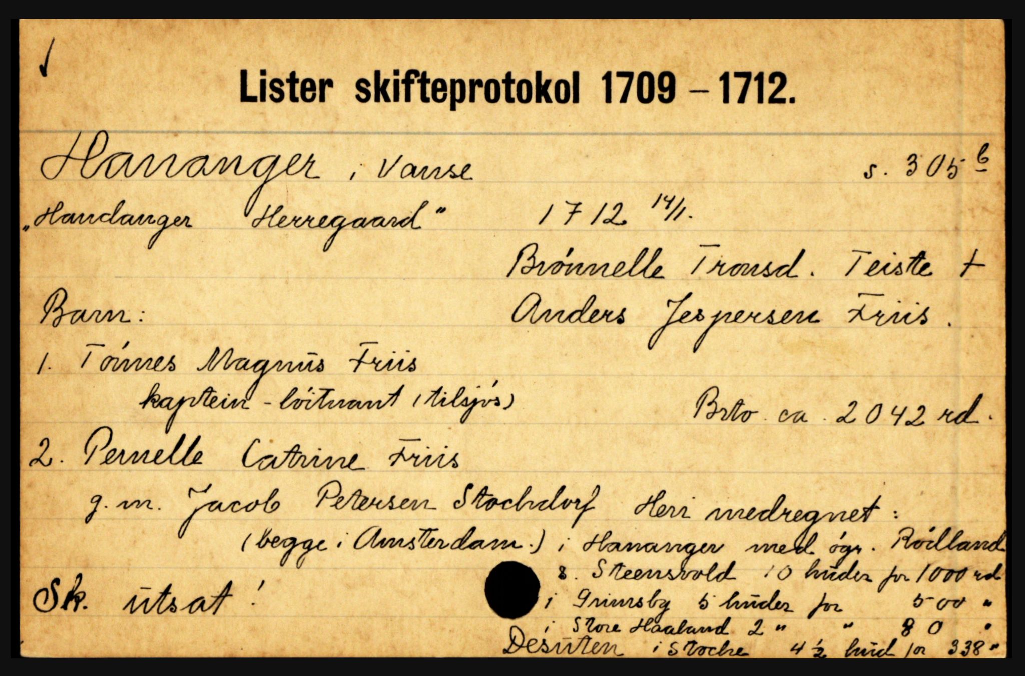 Lister sorenskriveri, AV/SAK-1221-0003/H, p. 13709