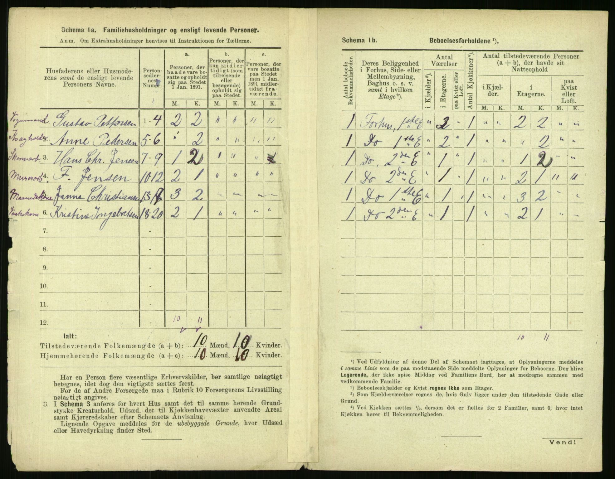 RA, 1891 census for 0301 Kristiania, 1891, p. 37367