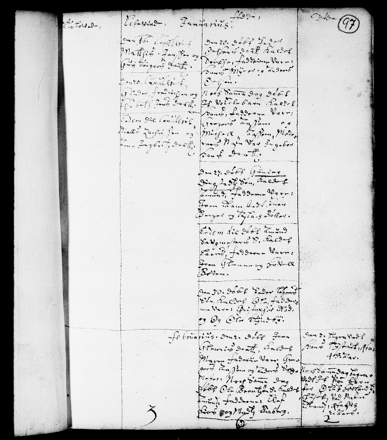 Spydeberg prestekontor Kirkebøker, AV/SAO-A-10924/F/Fa/L0001: Parish register (official) no. I 1, 1696-1738, p. 97