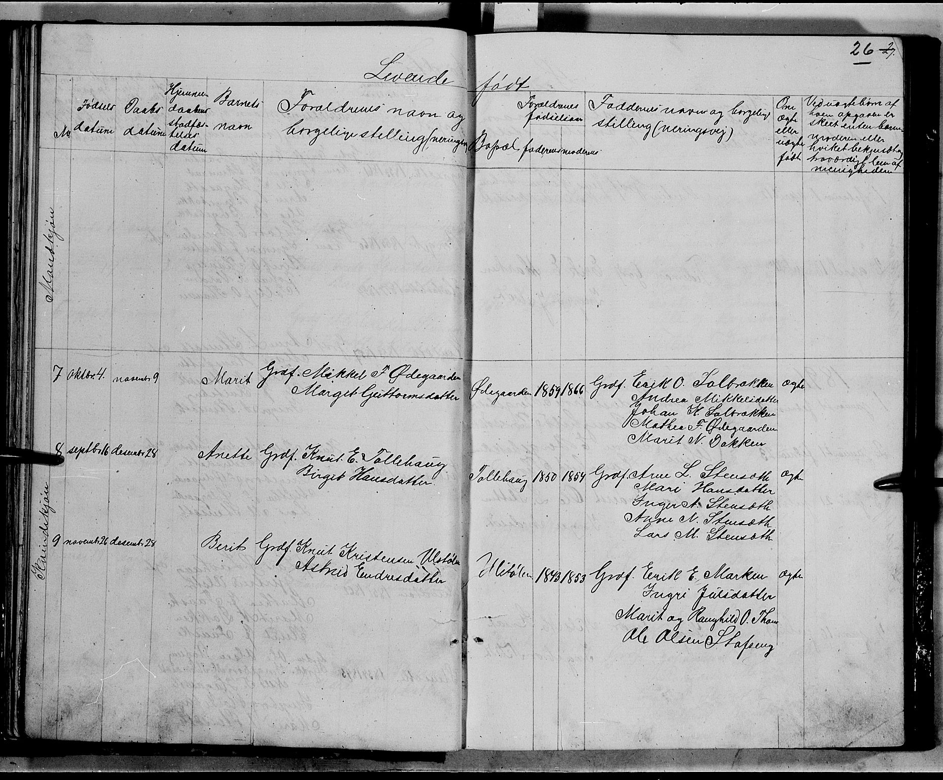 Nord-Aurdal prestekontor, SAH/PREST-132/H/Ha/Hab/L0005: Parish register (copy) no. 5, 1876-1895, p. 26