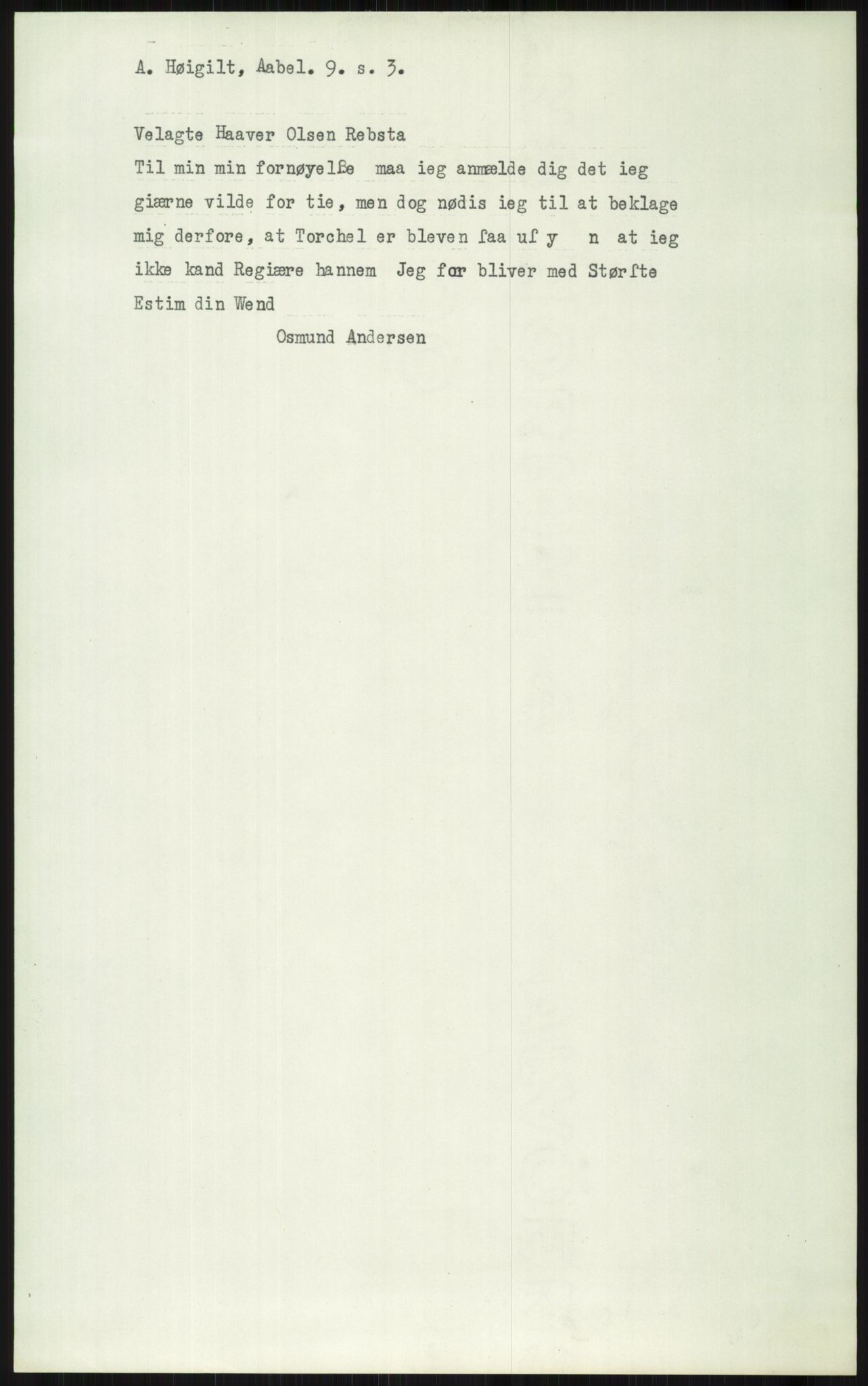 Samlinger til kildeutgivelse, Diplomavskriftsamlingen, AV/RA-EA-4053/H/Ha, p. 3297