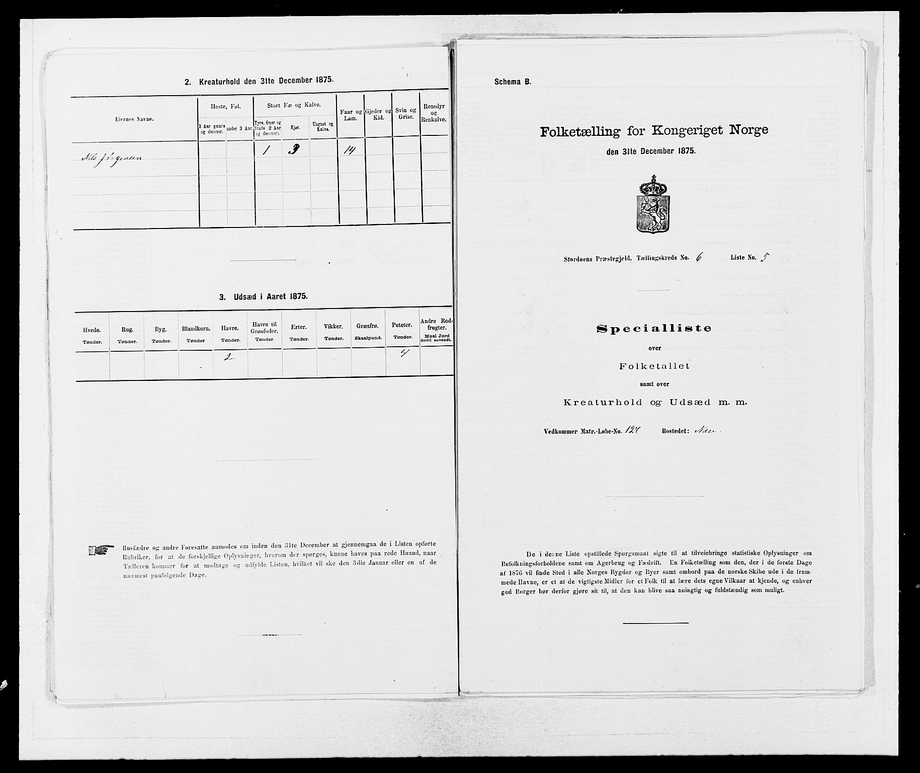 SAB, 1875 census for 1221P Stord, 1875, p. 547