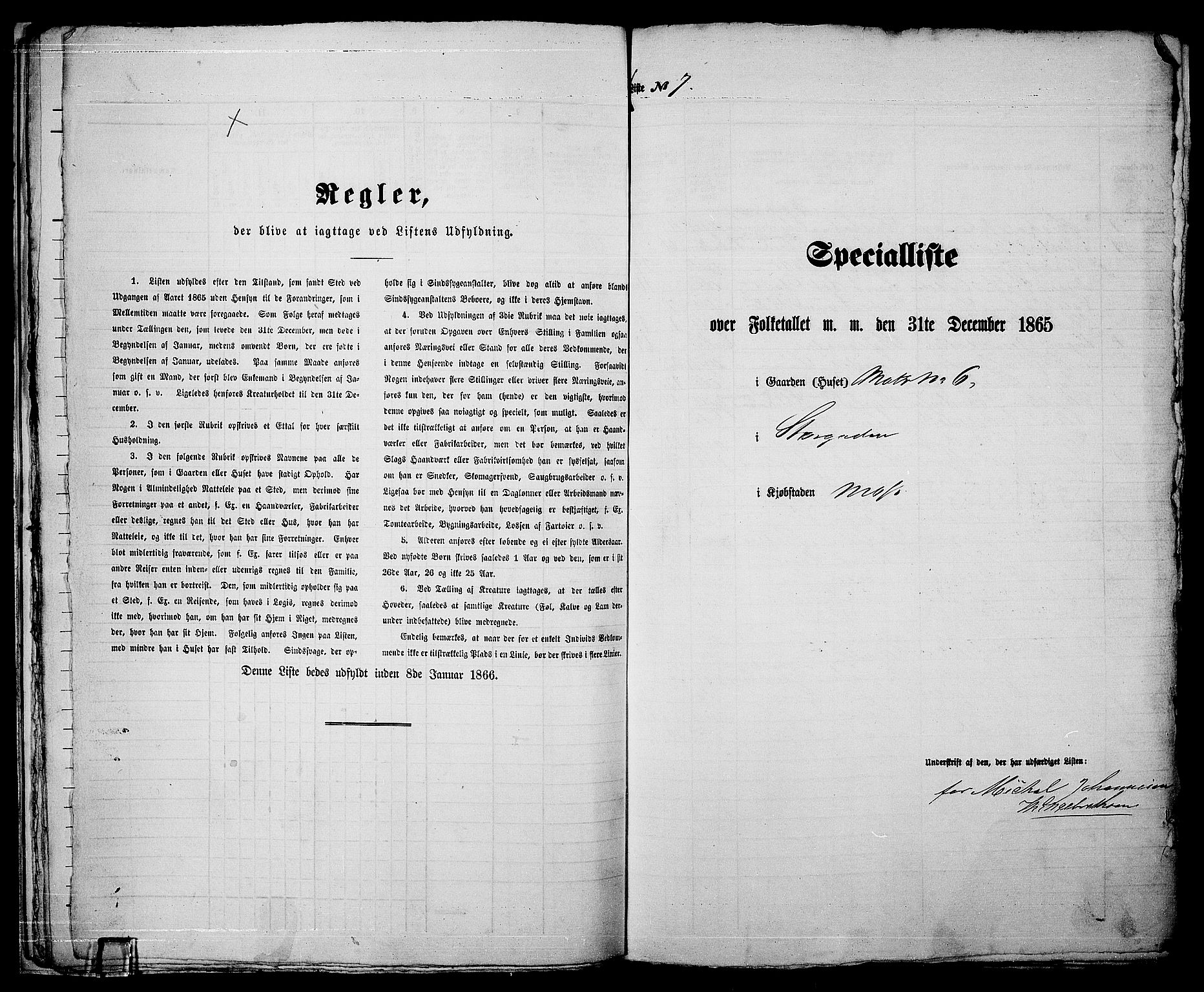 RA, 1865 census for Moss/Moss, 1865, p. 22