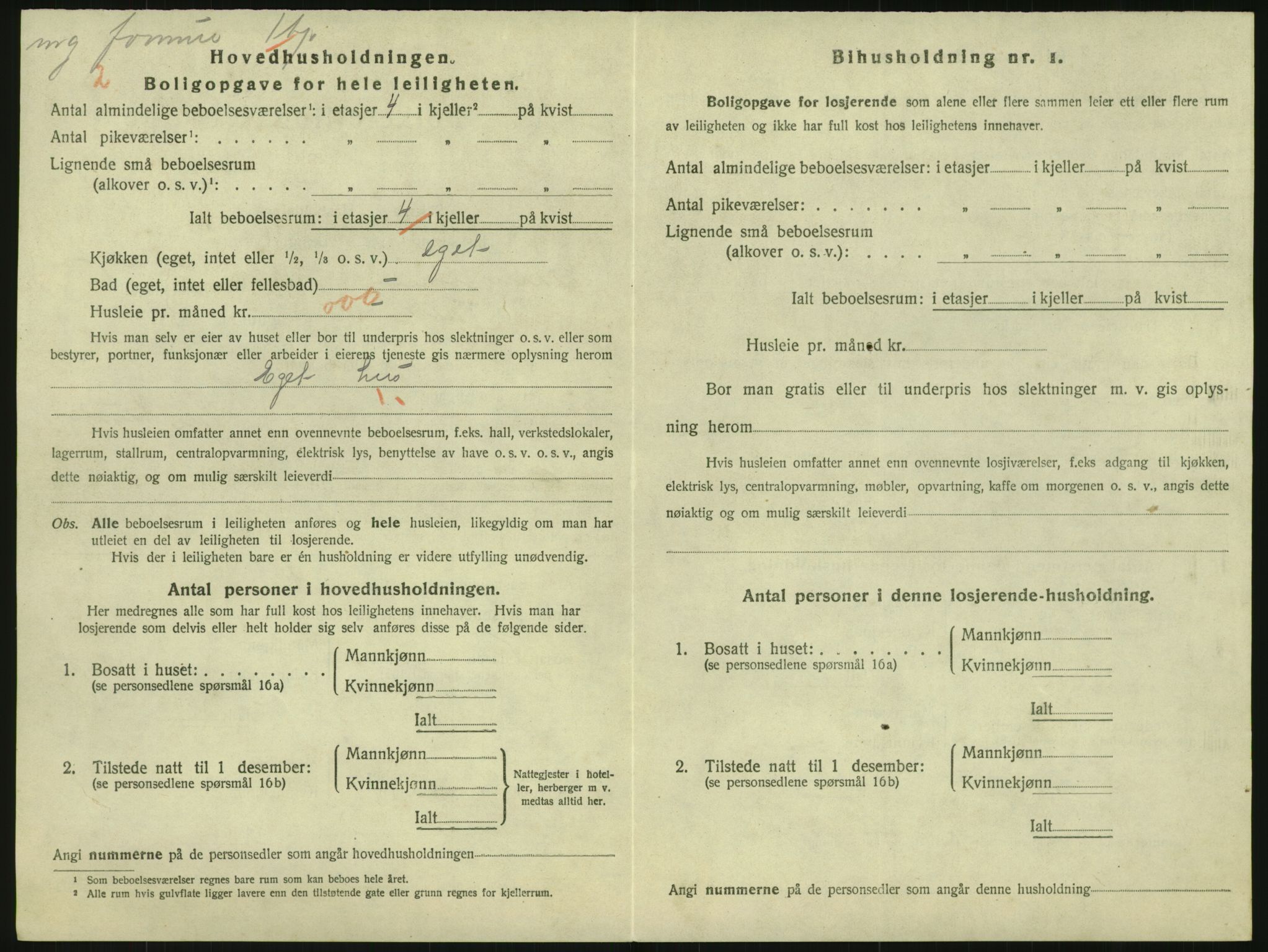 SAK, 1920 census for Grimstad, 1920, p. 2222