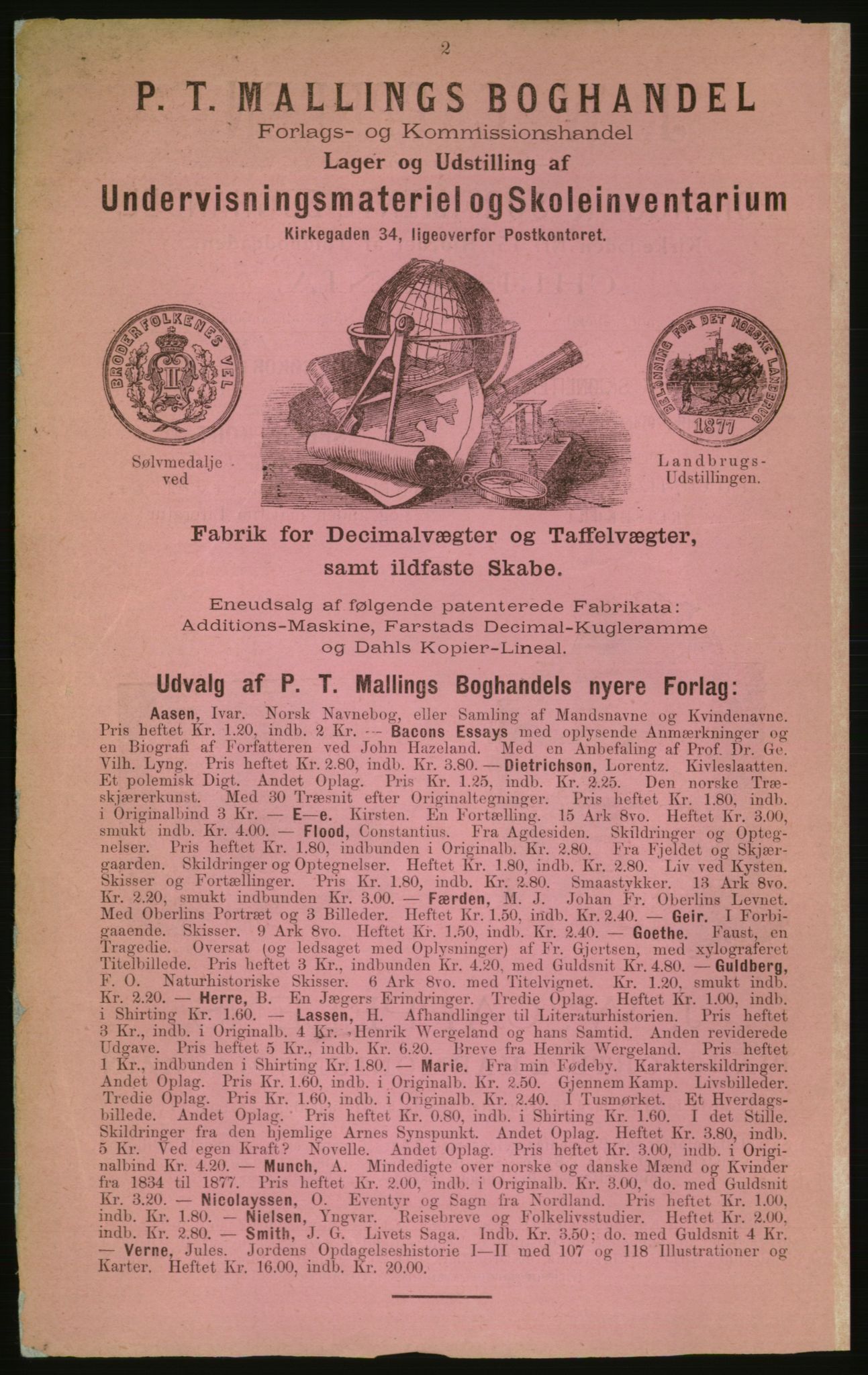 Kristiania/Oslo adressebok, PUBL/-, 1882, p. 2