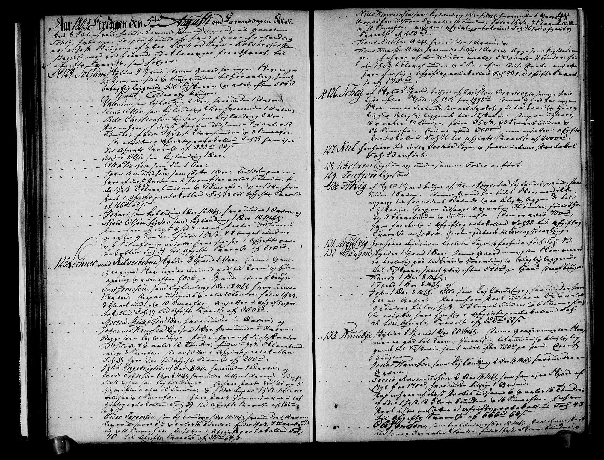 Rentekammeret inntil 1814, Realistisk ordnet avdeling, RA/EA-4070/N/Ne/Nea/L0153: Namdalen fogderi. Deliberasjonsprotokoll, 1803, p. 49