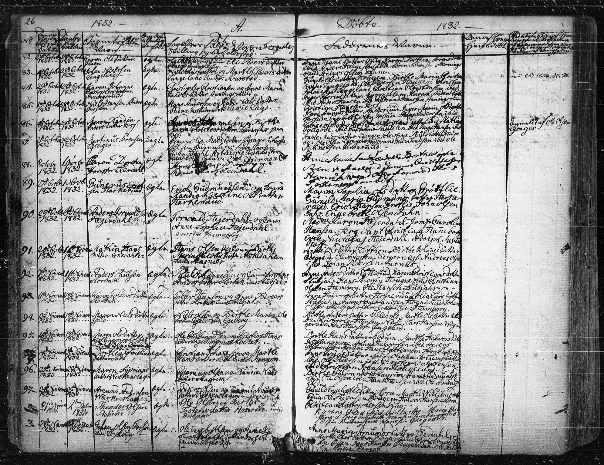 Aurskog prestekontor Kirkebøker, AV/SAO-A-10304a/F/Fa/L0006: Parish register (official) no. I 6, 1829-1853, p. 26