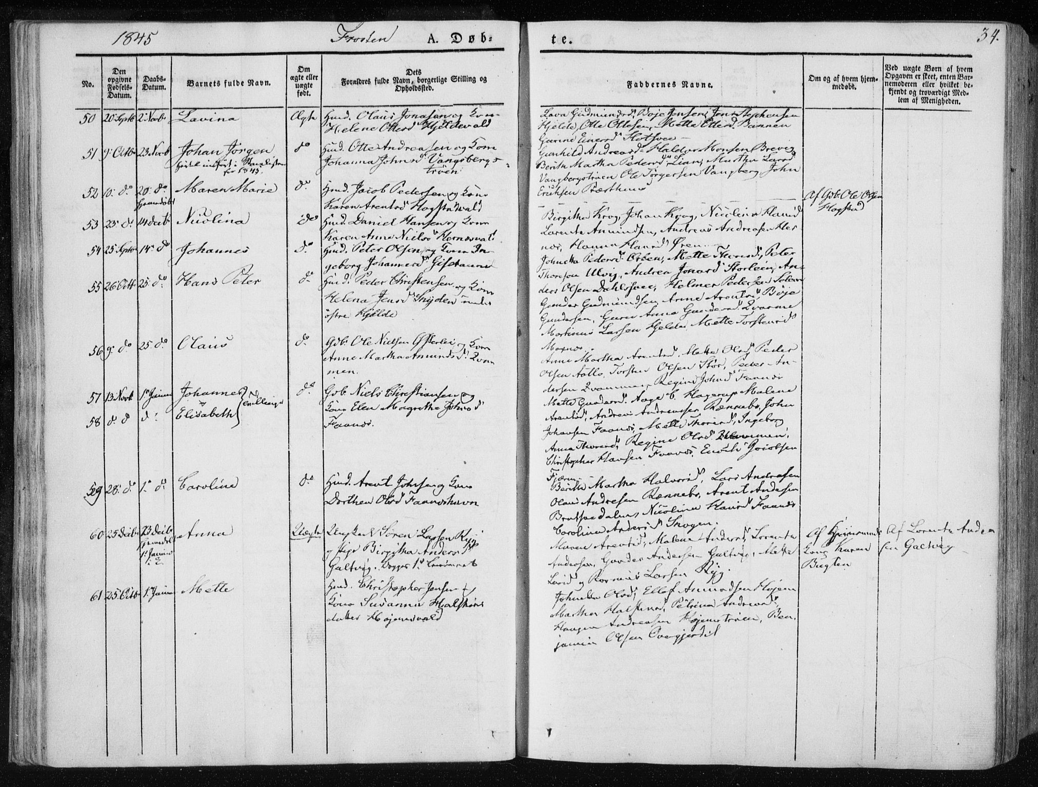 Ministerialprotokoller, klokkerbøker og fødselsregistre - Nord-Trøndelag, SAT/A-1458/713/L0115: Parish register (official) no. 713A06, 1838-1851, p. 34