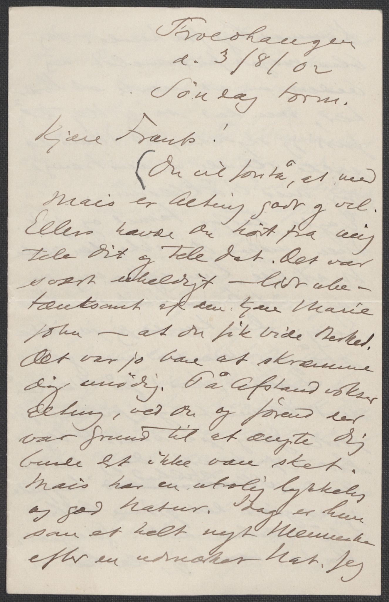 Beyer, Frants, AV/RA-PA-0132/F/L0001: Brev fra Edvard Grieg til Frantz Beyer og "En del optegnelser som kan tjene til kommentar til brevene" av Marie Beyer, 1872-1907, p. 660