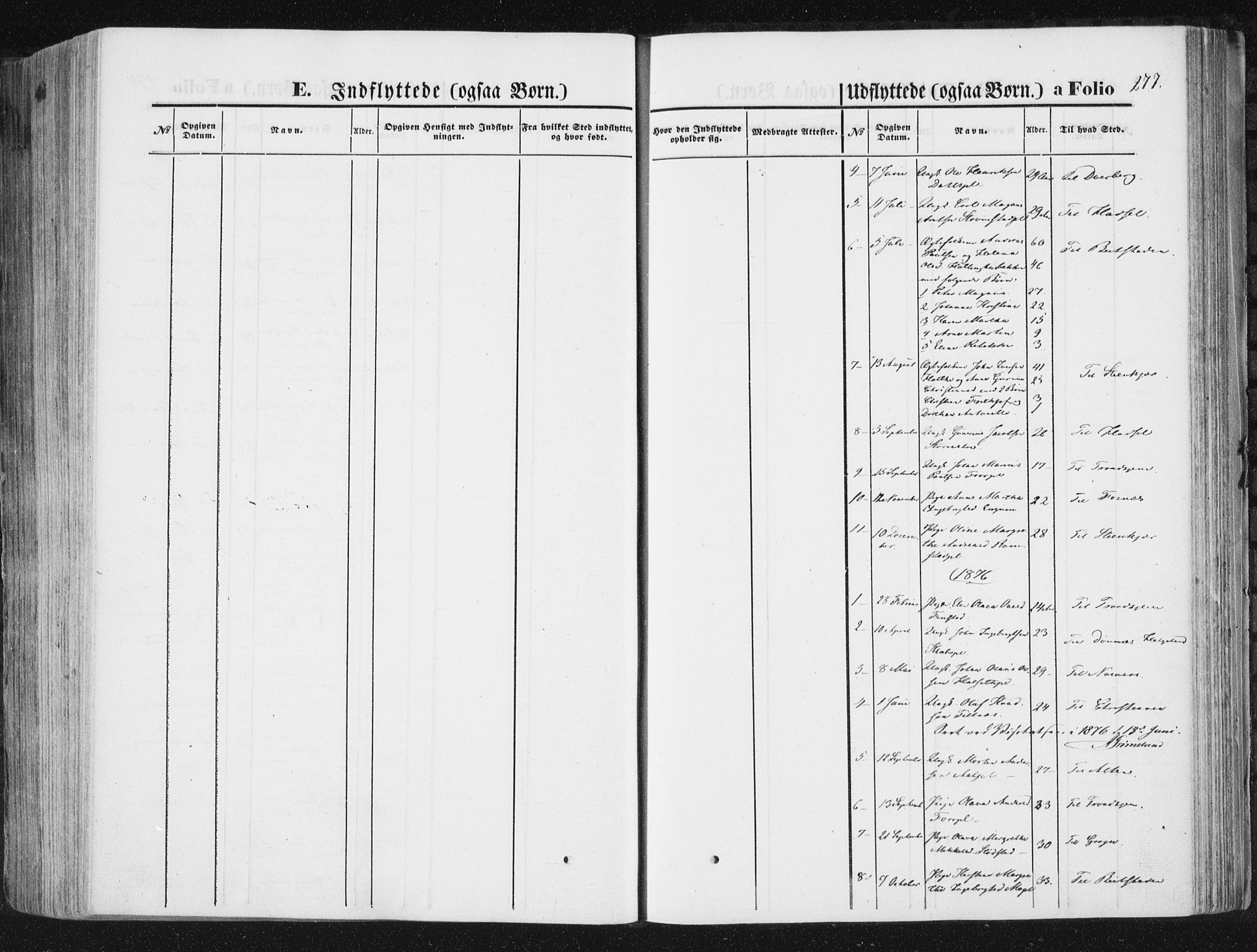 Ministerialprotokoller, klokkerbøker og fødselsregistre - Nord-Trøndelag, SAT/A-1458/746/L0447: Parish register (official) no. 746A06, 1860-1877, p. 277