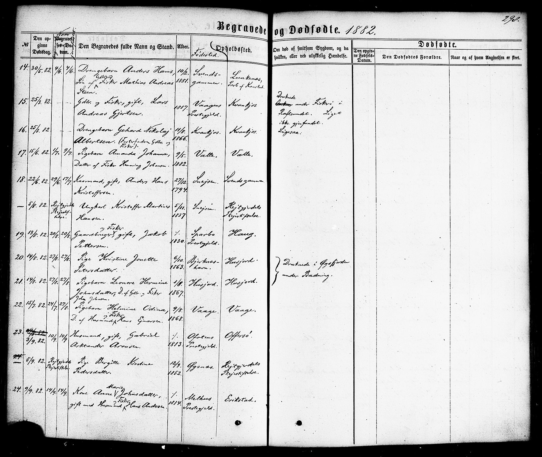 Ministerialprotokoller, klokkerbøker og fødselsregistre - Nordland, AV/SAT-A-1459/872/L1034: Parish register (official) no. 872A09, 1864-1884, p. 298