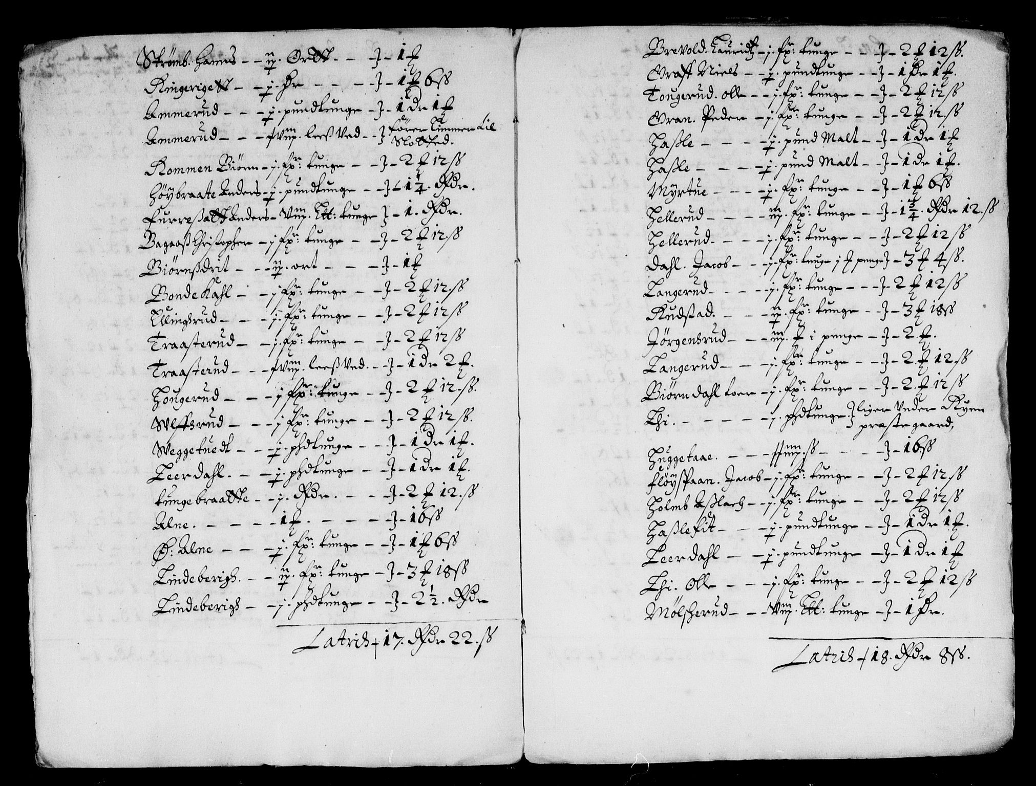 Rentekammeret inntil 1814, Reviderte regnskaper, Stiftamtstueregnskaper, Landkommissariatet på Akershus og Akershus stiftamt, AV/RA-EA-5869/R/Rb/L0087: Akershus stiftamt, 1672-1673