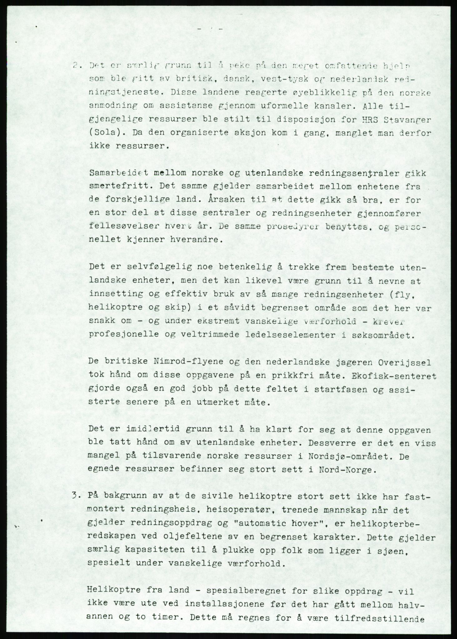 Justisdepartementet, Granskningskommisjonen ved Alexander Kielland-ulykken 27.3.1980, AV/RA-S-1165/D/L0017: P Hjelpefartøy (Doku.liste + P1-P6 av 6)/Q Hovedredningssentralen (Q0-Q27 av 27), 1980-1981, p. 355