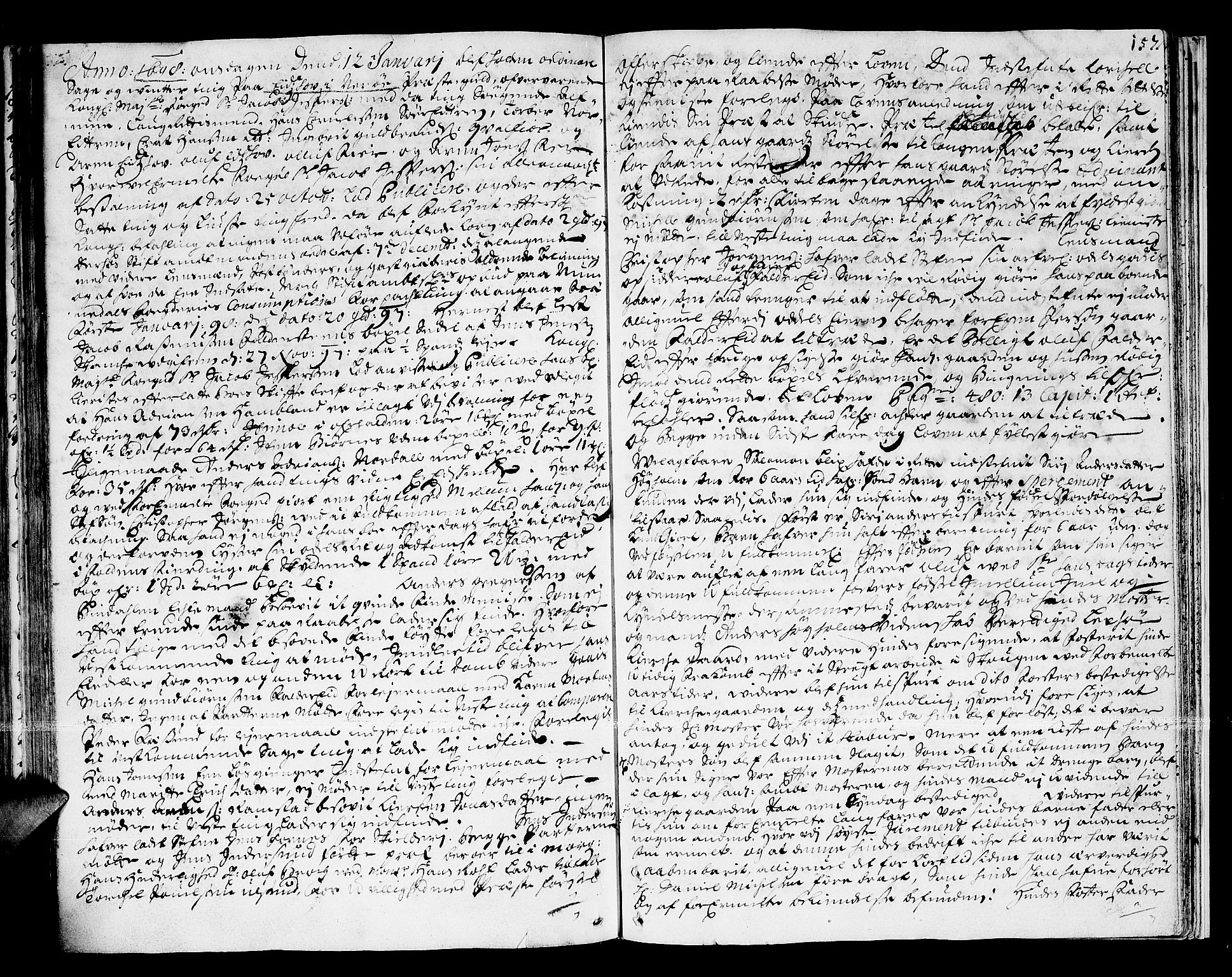 Namdal sorenskriveri, SAT/A-4133/1/1/1A/L0002: Tingbok, 1693-1699, p. 156b-157a