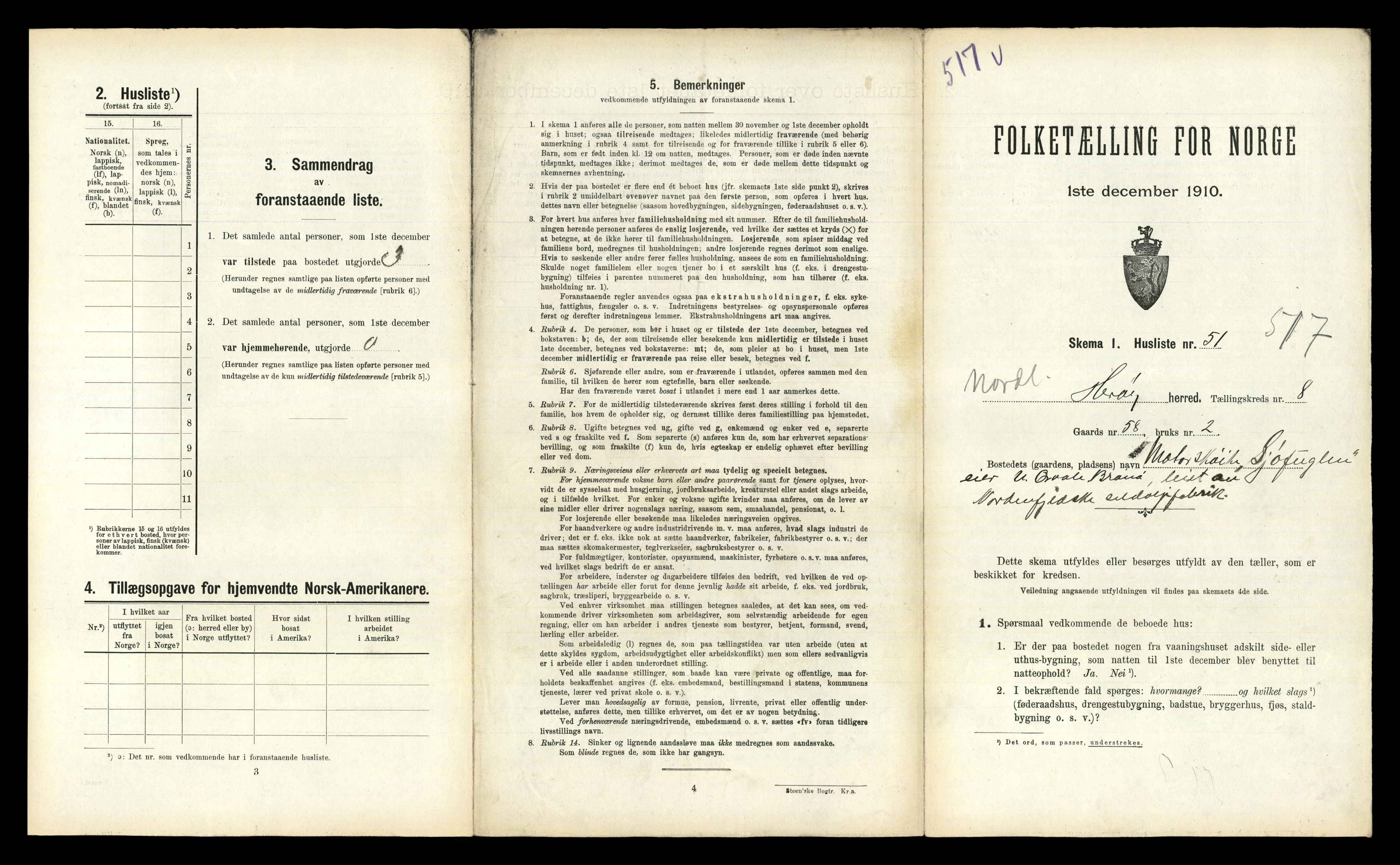 RA, 1910 census for Herøy, 1910, p. 1003