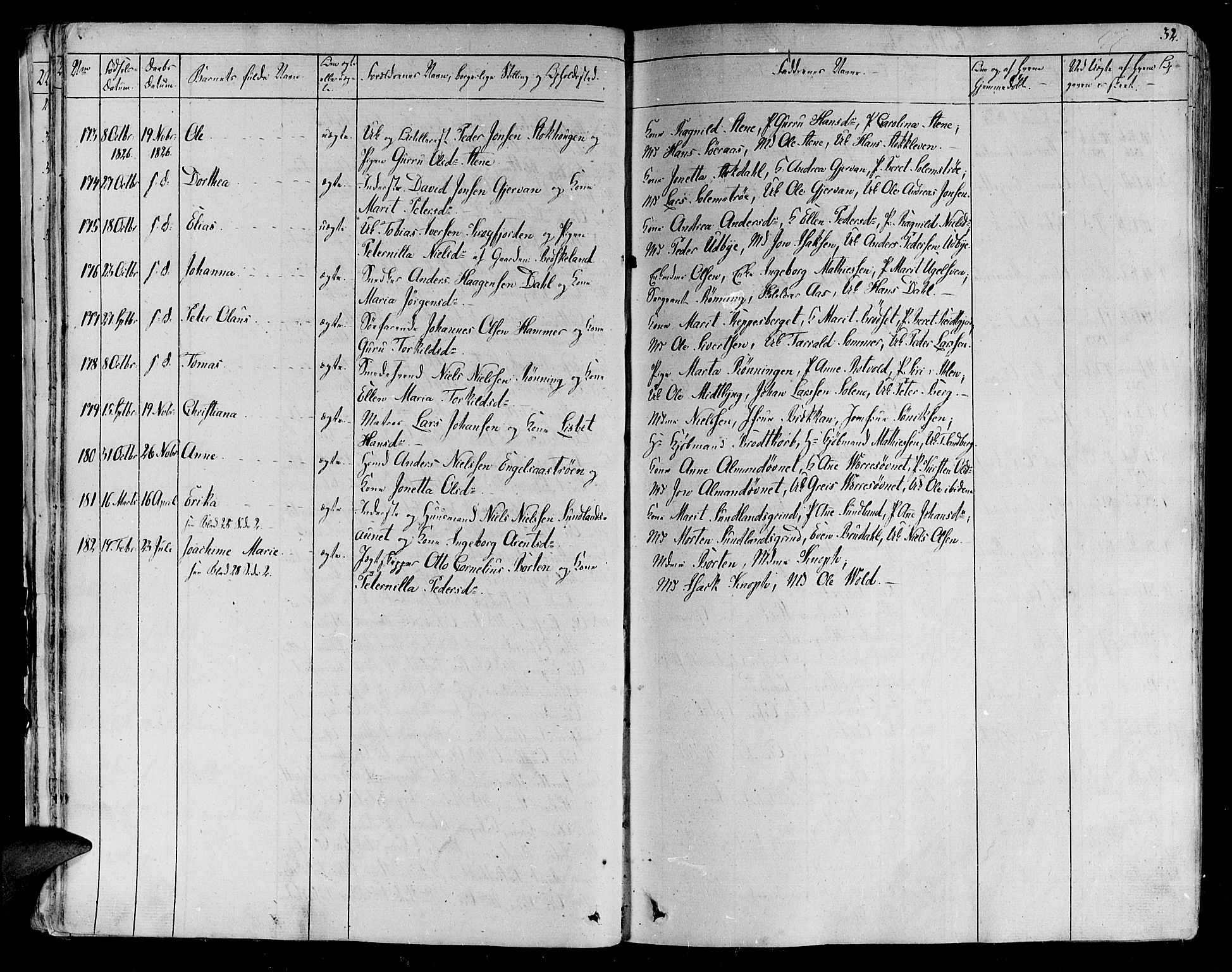 Ministerialprotokoller, klokkerbøker og fødselsregistre - Sør-Trøndelag, SAT/A-1456/606/L0286: Parish register (official) no. 606A04 /1, 1823-1840, p. 32