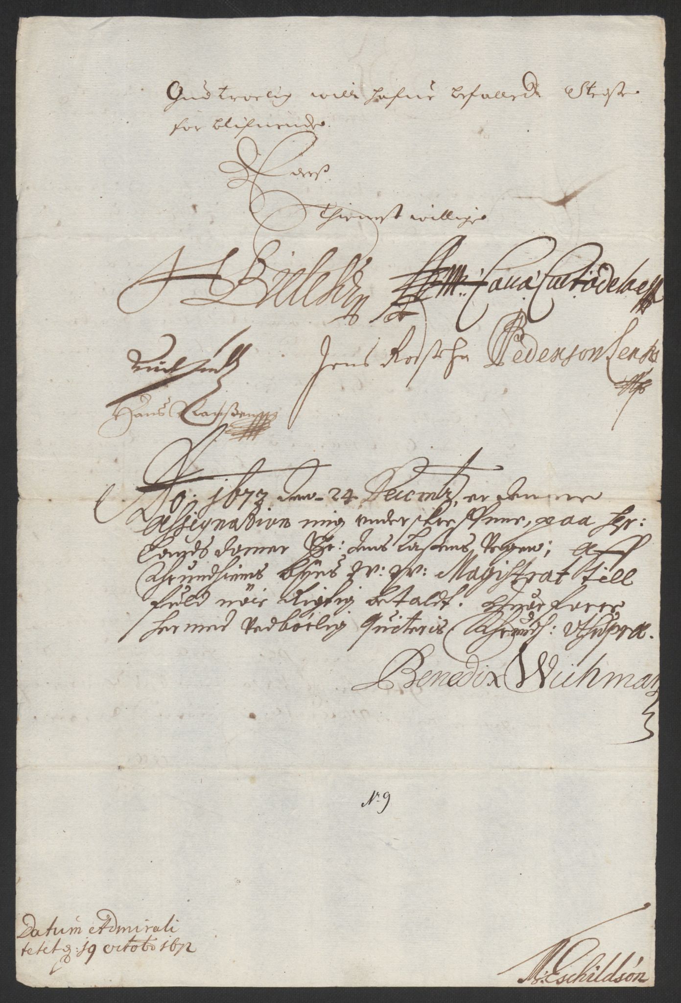 Rentekammeret inntil 1814, Reviderte regnskaper, Byregnskaper, AV/RA-EA-4066/R/Rs/L0504: [S1] Kontribusjonsregnskap, 1631-1684, p. 72