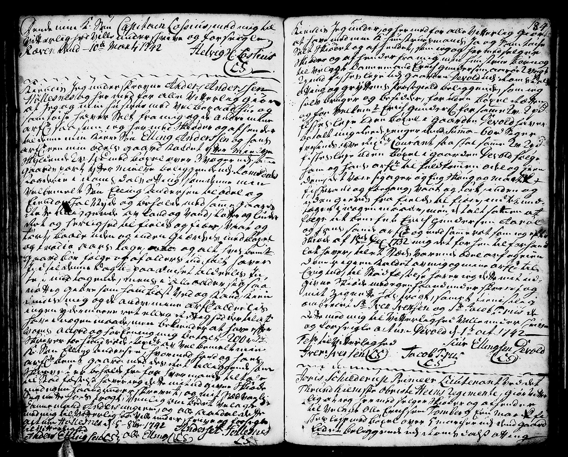 Romsdal sorenskriveri, SAT/A-4149/1/2/2C/L0002: Mortgage book no. 2, 1731-1745, p. 184