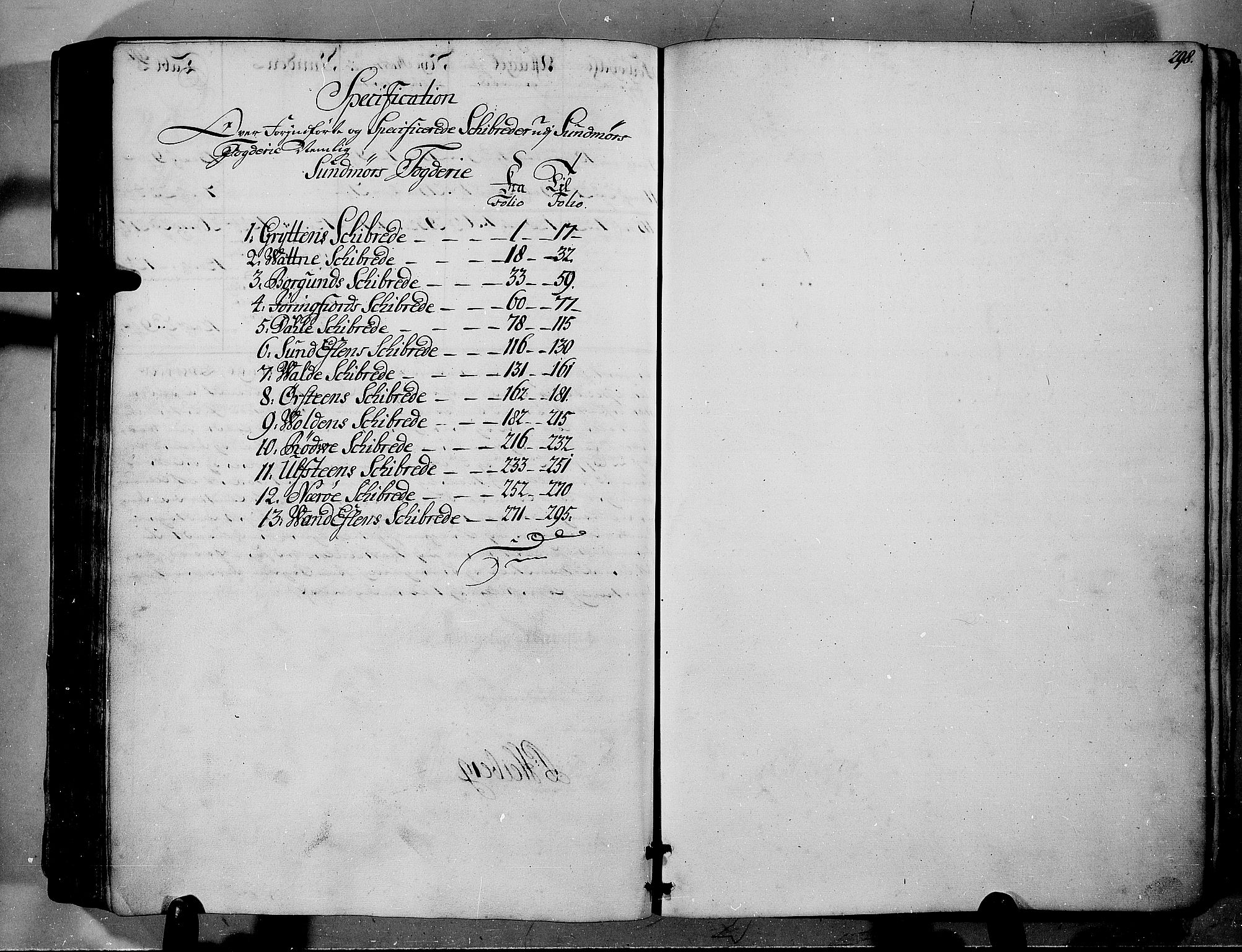 Rentekammeret inntil 1814, Realistisk ordnet avdeling, RA/EA-4070/N/Nb/Nbf/L0150: Sunnmøre eksaminasjonsprotokoll, 1724, p. 303