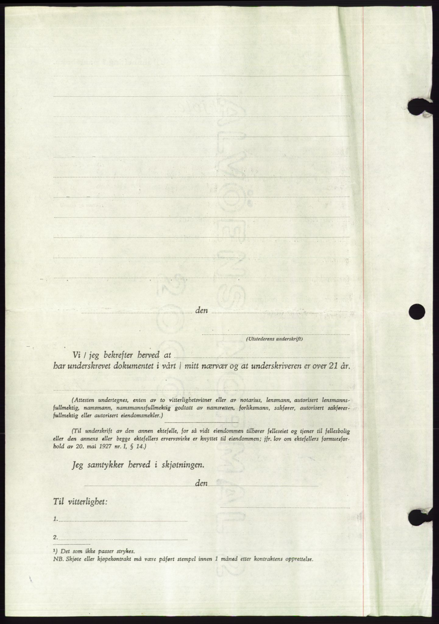 Søre Sunnmøre sorenskriveri, AV/SAT-A-4122/1/2/2C/L0110: Mortgage book no. 36A, 1958-1958, Diary no: : 2359/1958