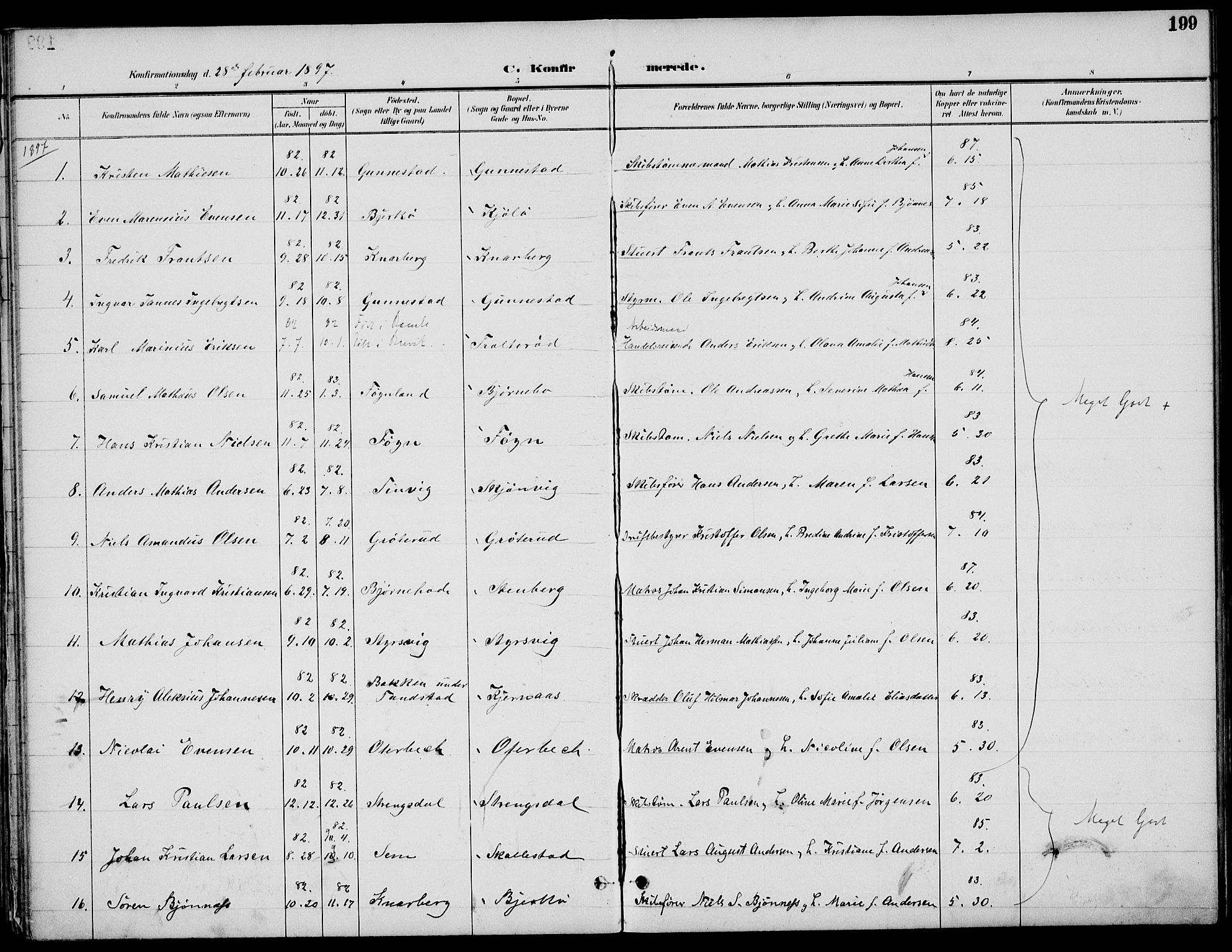 Nøtterøy kirkebøker, AV/SAKO-A-354/F/Fa/L0009: Parish register (official) no. I 9, 1894-1907, p. 199