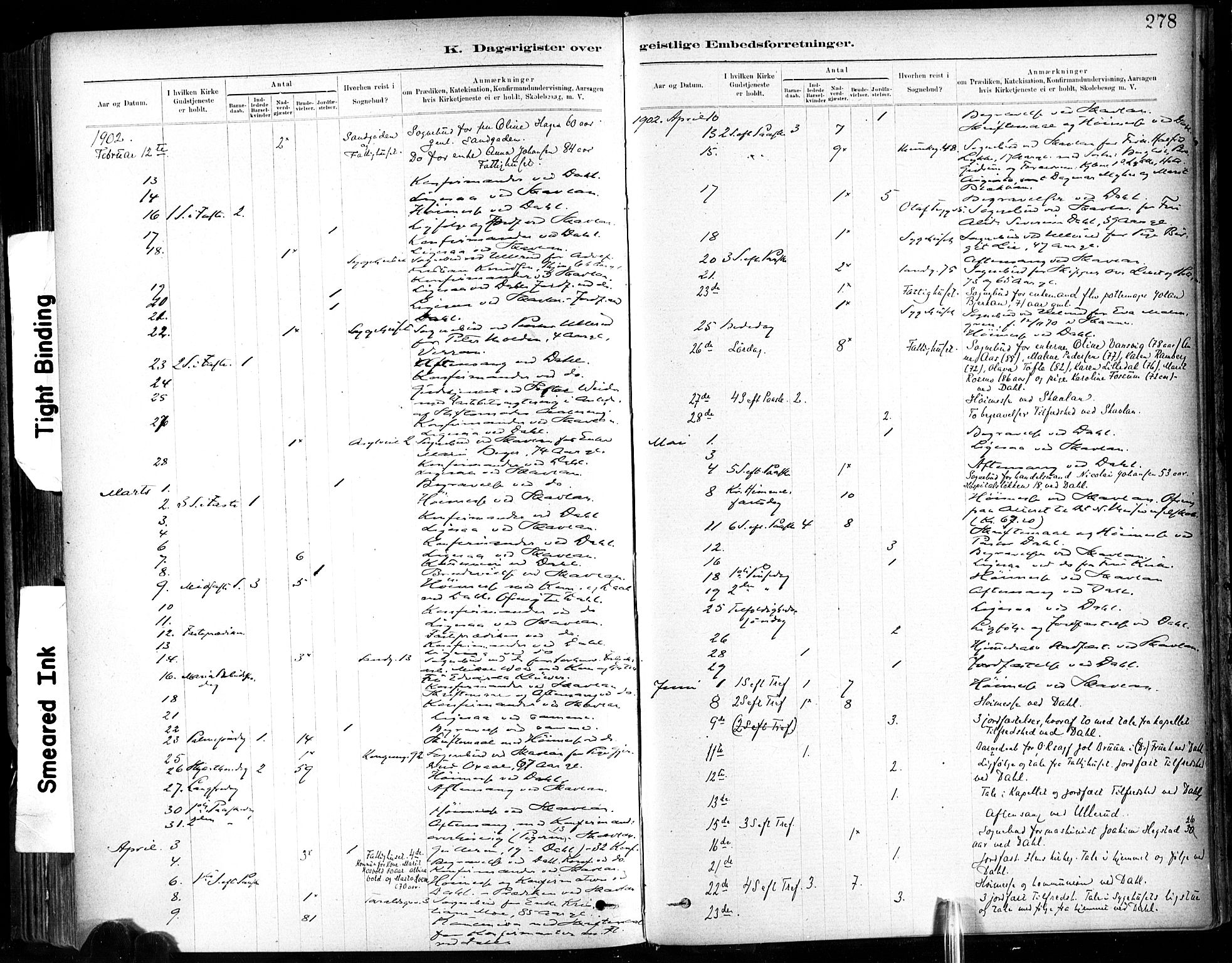 Ministerialprotokoller, klokkerbøker og fødselsregistre - Sør-Trøndelag, SAT/A-1456/602/L0120: Parish register (official) no. 602A18, 1880-1913, p. 278