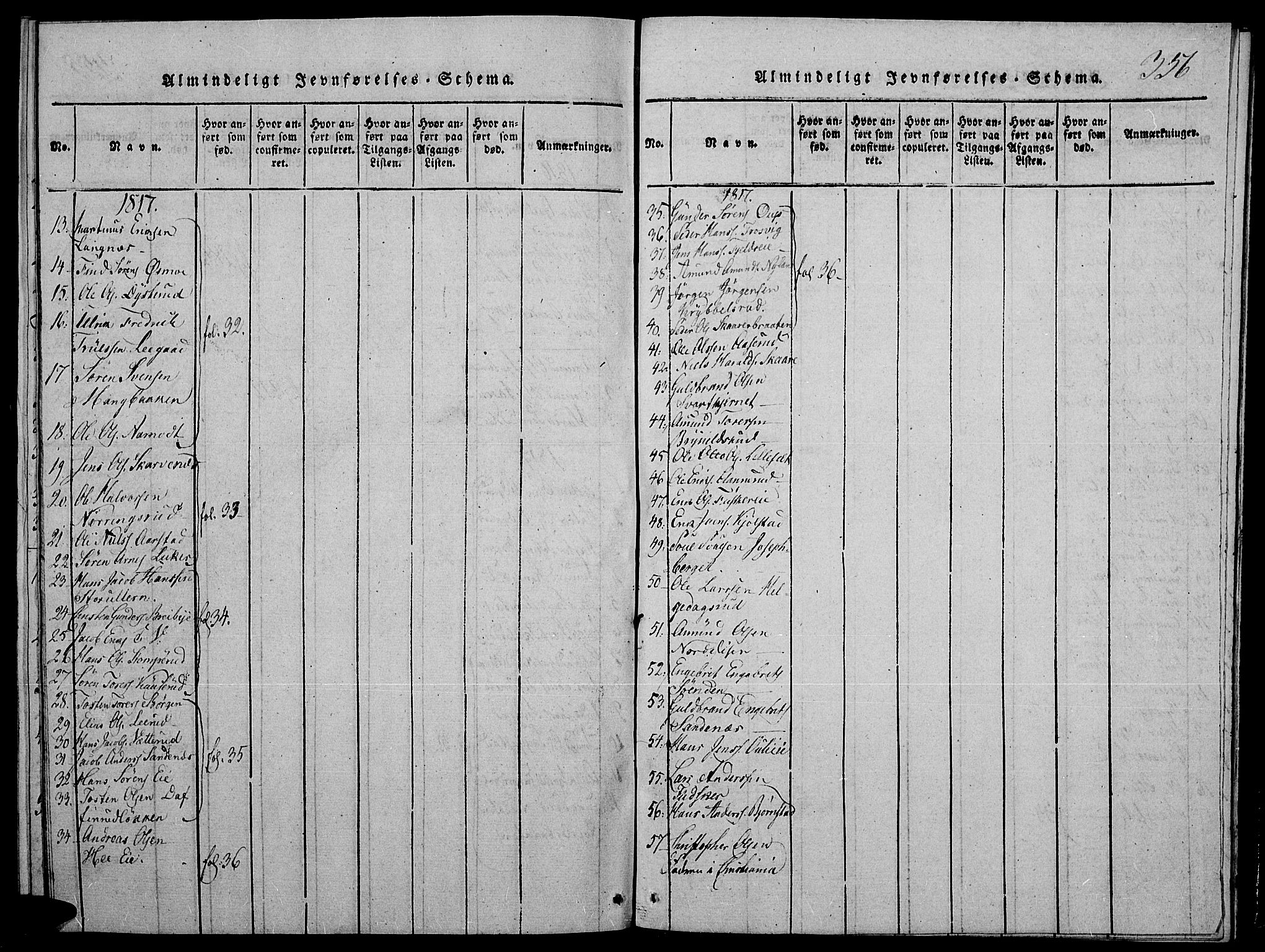 Strøm-Odalen prestekontor, AV/SAH-PREST-028/H/Ha/Hab/L0001: Parish register (copy) no. 1, 1813-1825, p. 356