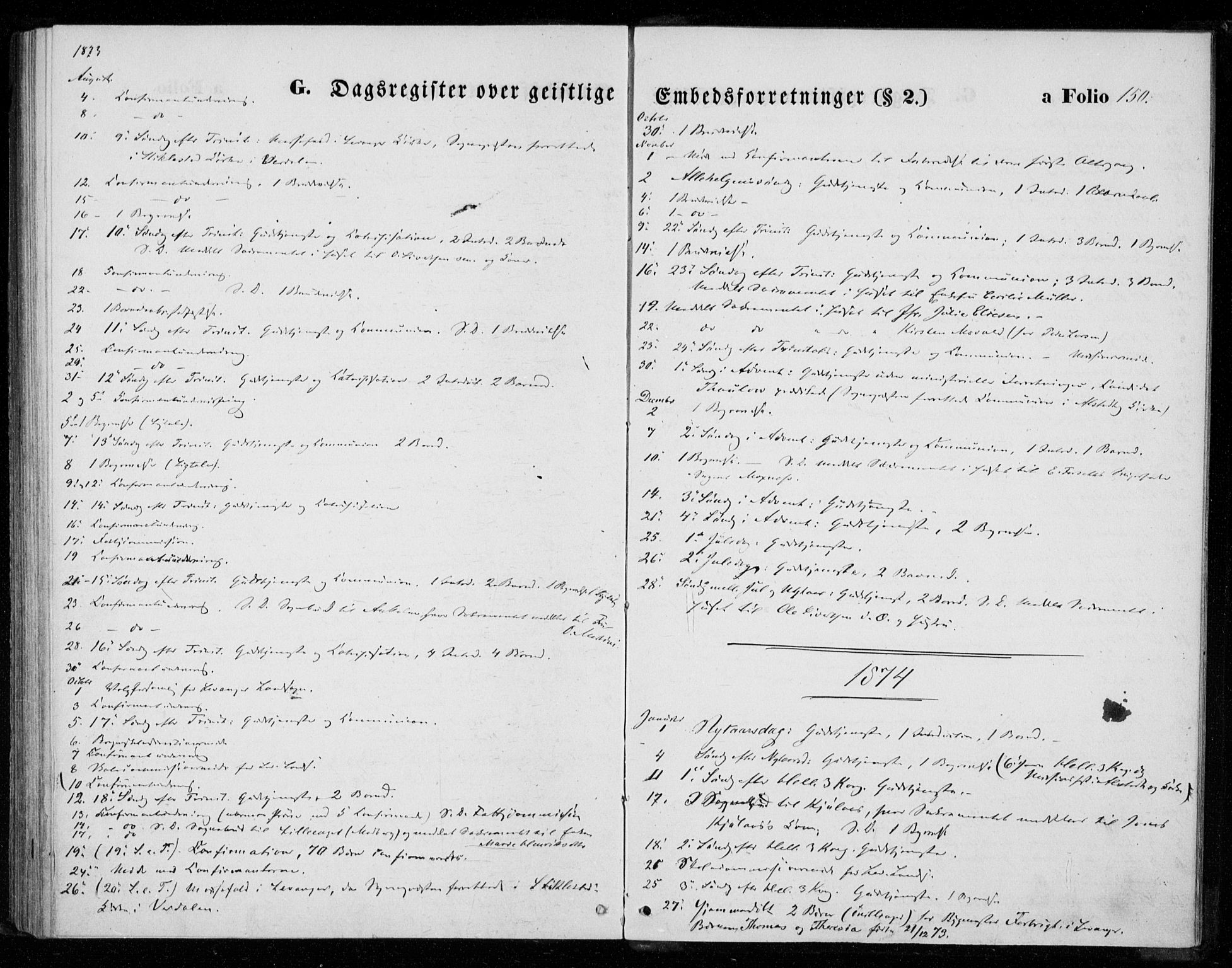 Ministerialprotokoller, klokkerbøker og fødselsregistre - Nord-Trøndelag, SAT/A-1458/720/L0186: Parish register (official) no. 720A03, 1864-1874, p. 150